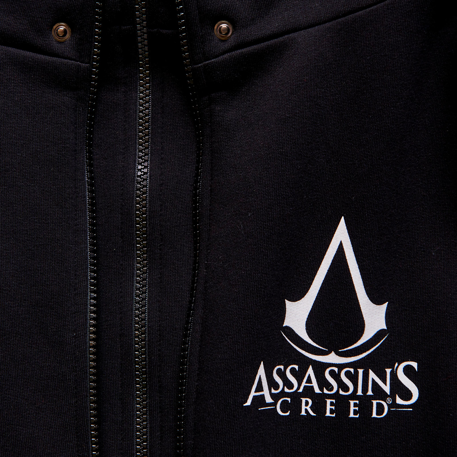 Assassins Creed - Logo Kapuzenjacke doppellagig schwarz