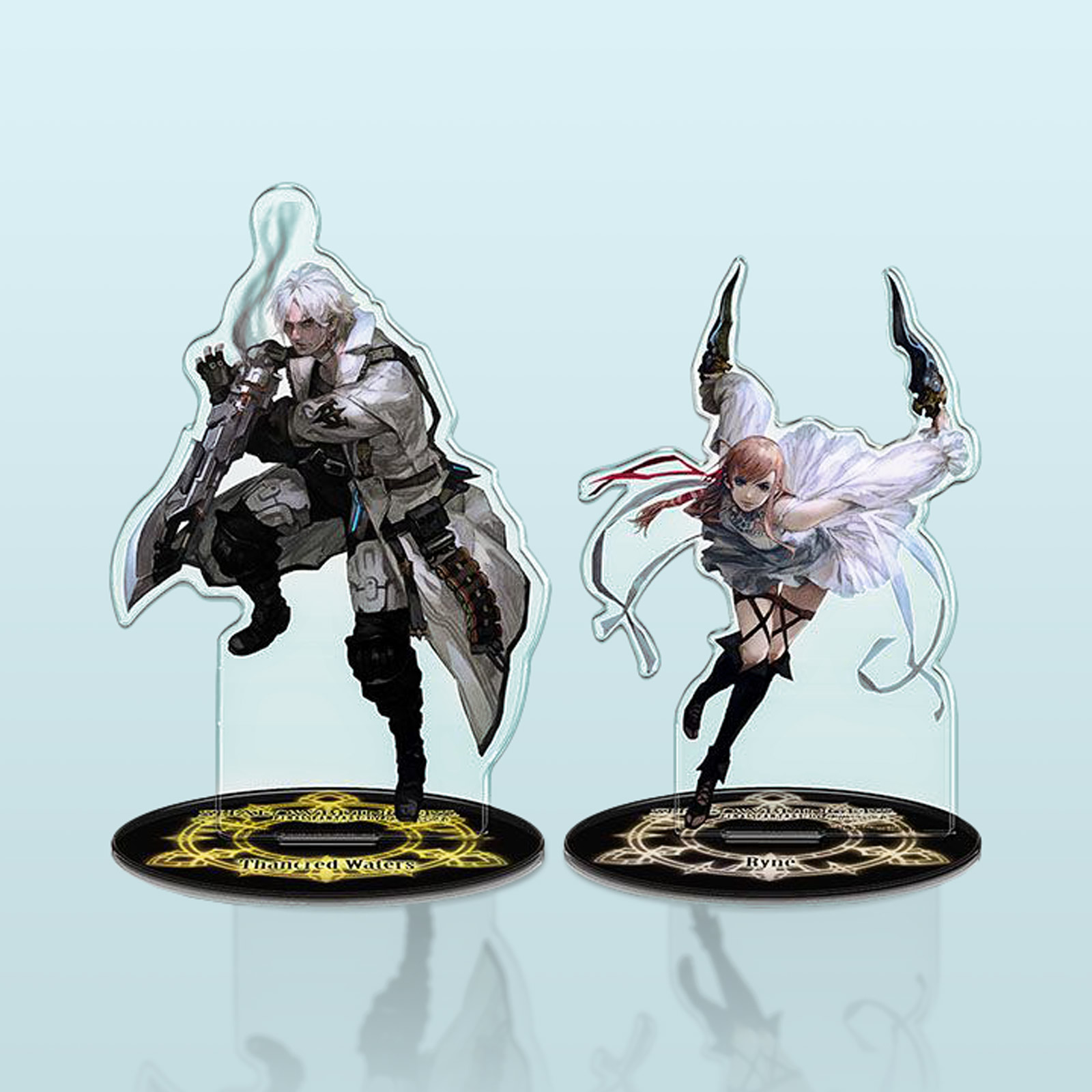 Final Fantasy - Ensemble de Figurines Acryliques Thancred & Ryne