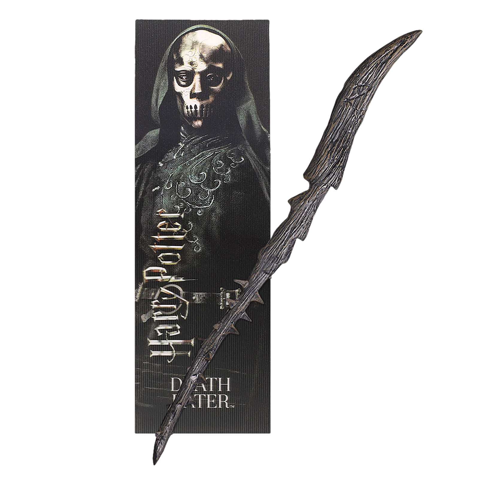 Death Eater Wand for Young Wizards with Bookmark - Harry Potter