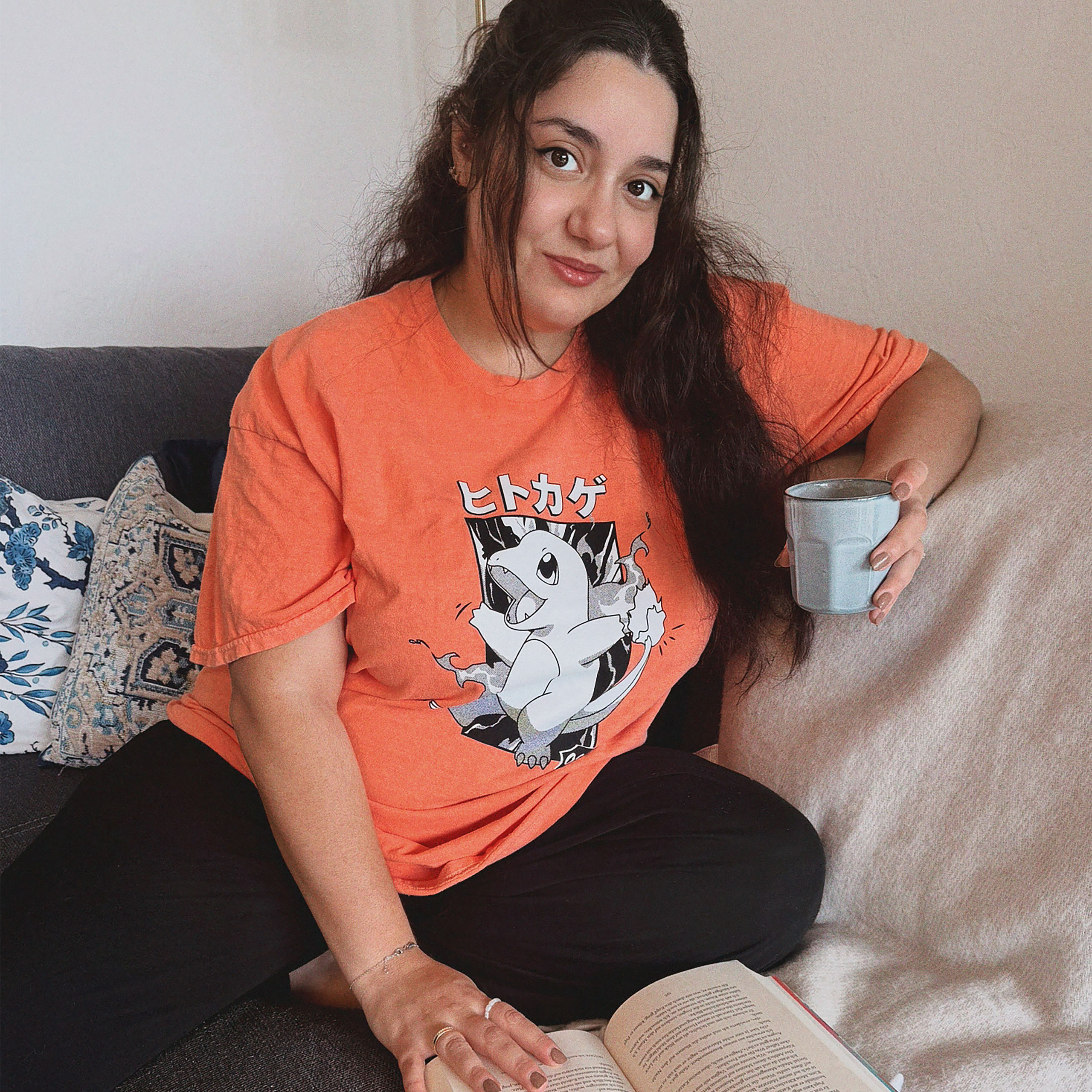 Pokémon - Charmander Katakana Vintage T-shirt