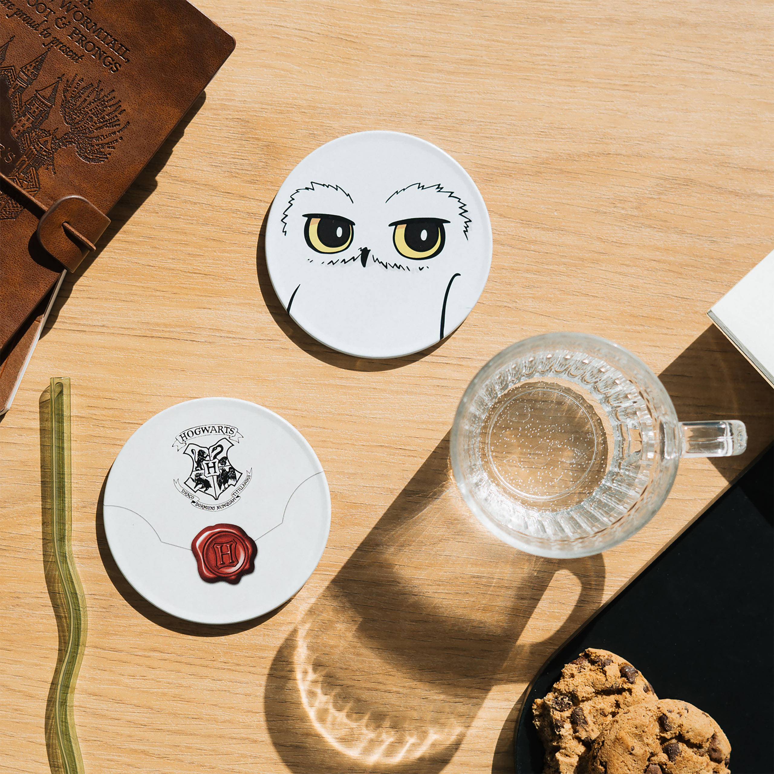 Harry Potter - Set de 2 dessous de verre Hedwig