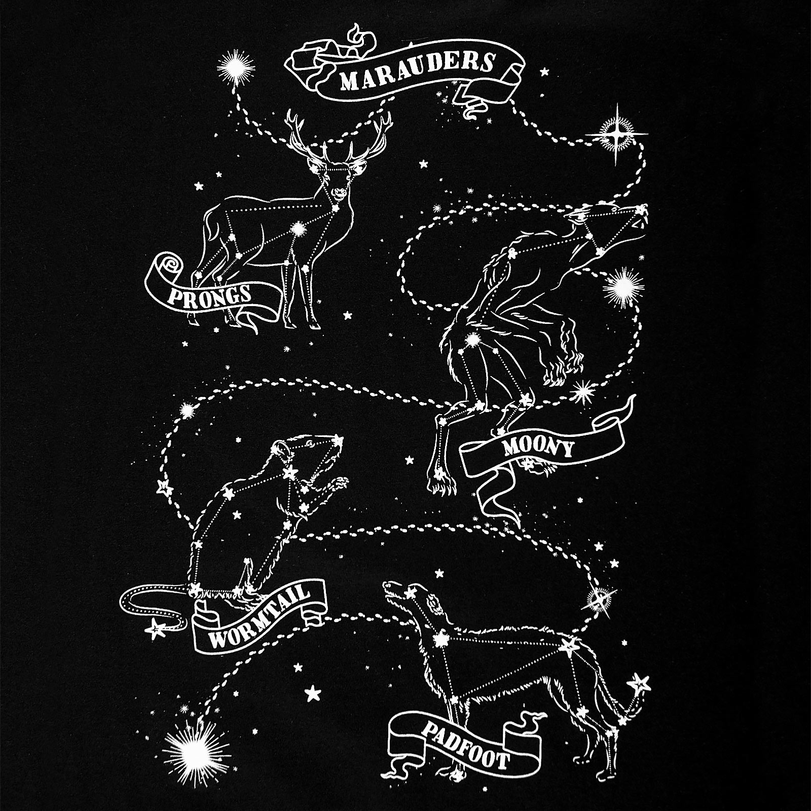 Harry Potter - Marauders Astrology T-Shirt schwarz