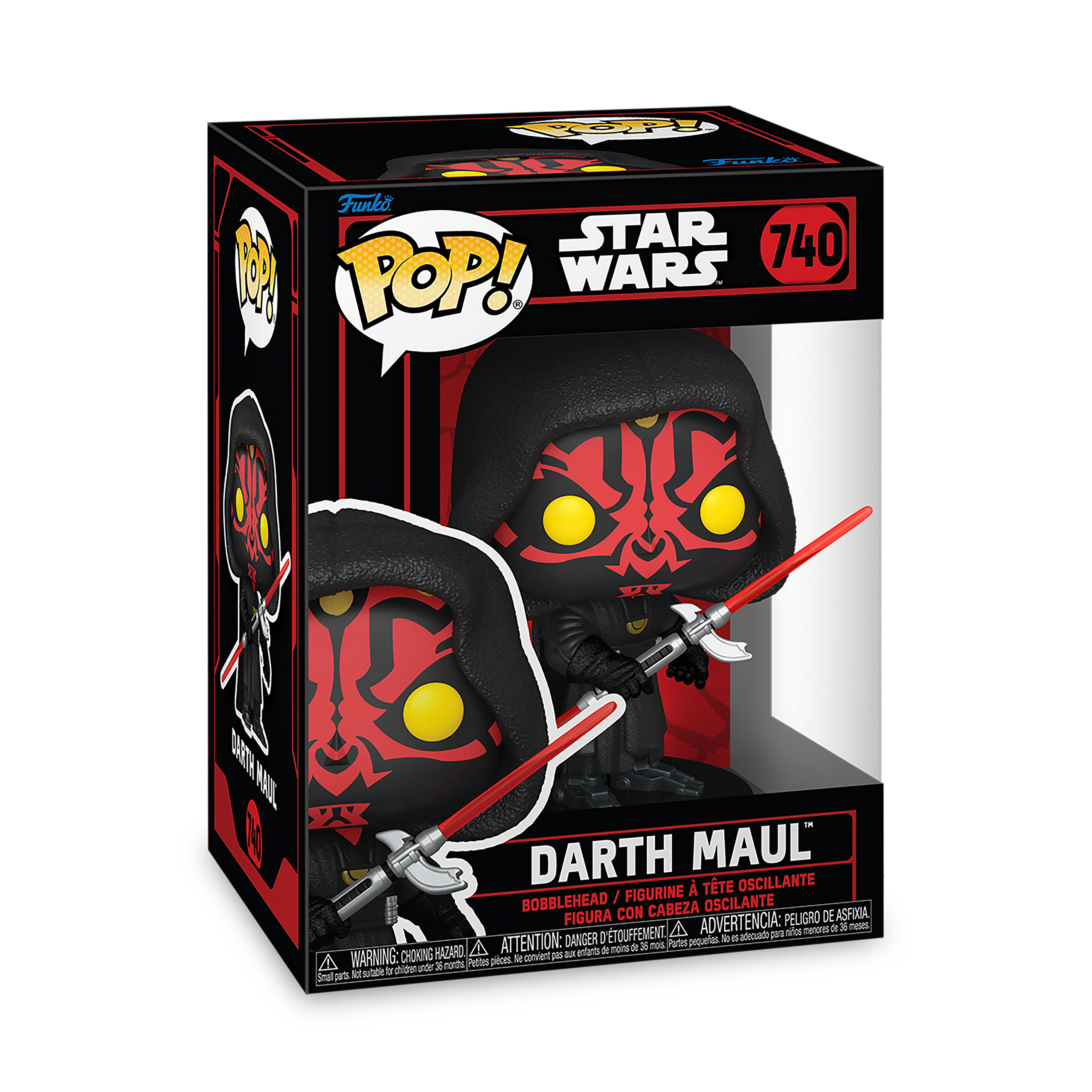 Star Wars - Figura Funko Pop de Darth Maul con cabeza oscilante