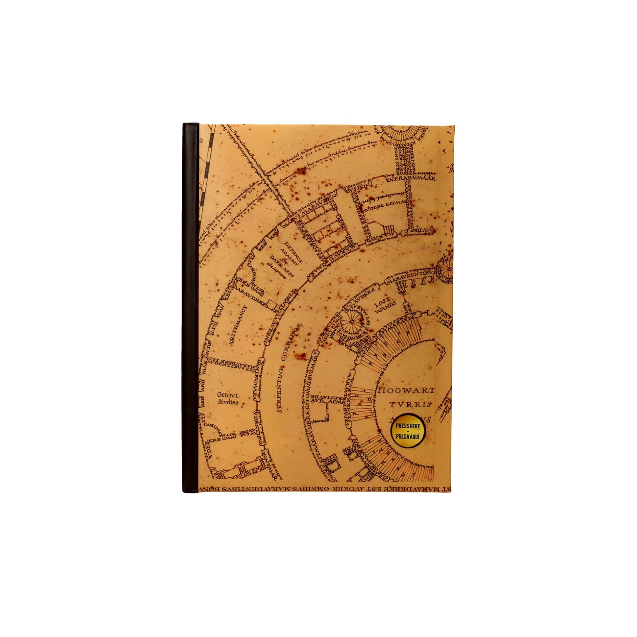 Harry Potter cuaderno con función luminosa Mapa del Merodeador