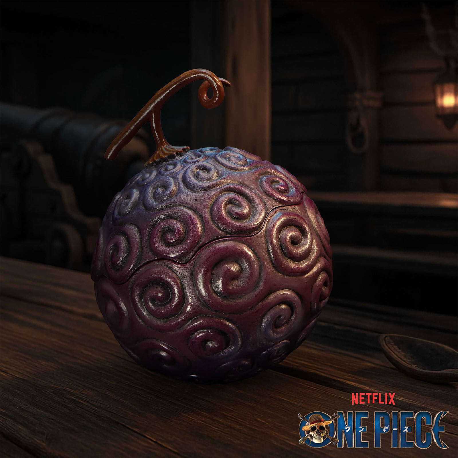 One Piece - Caja de almacenamiento Fruta del Diablo Gomu Gomu