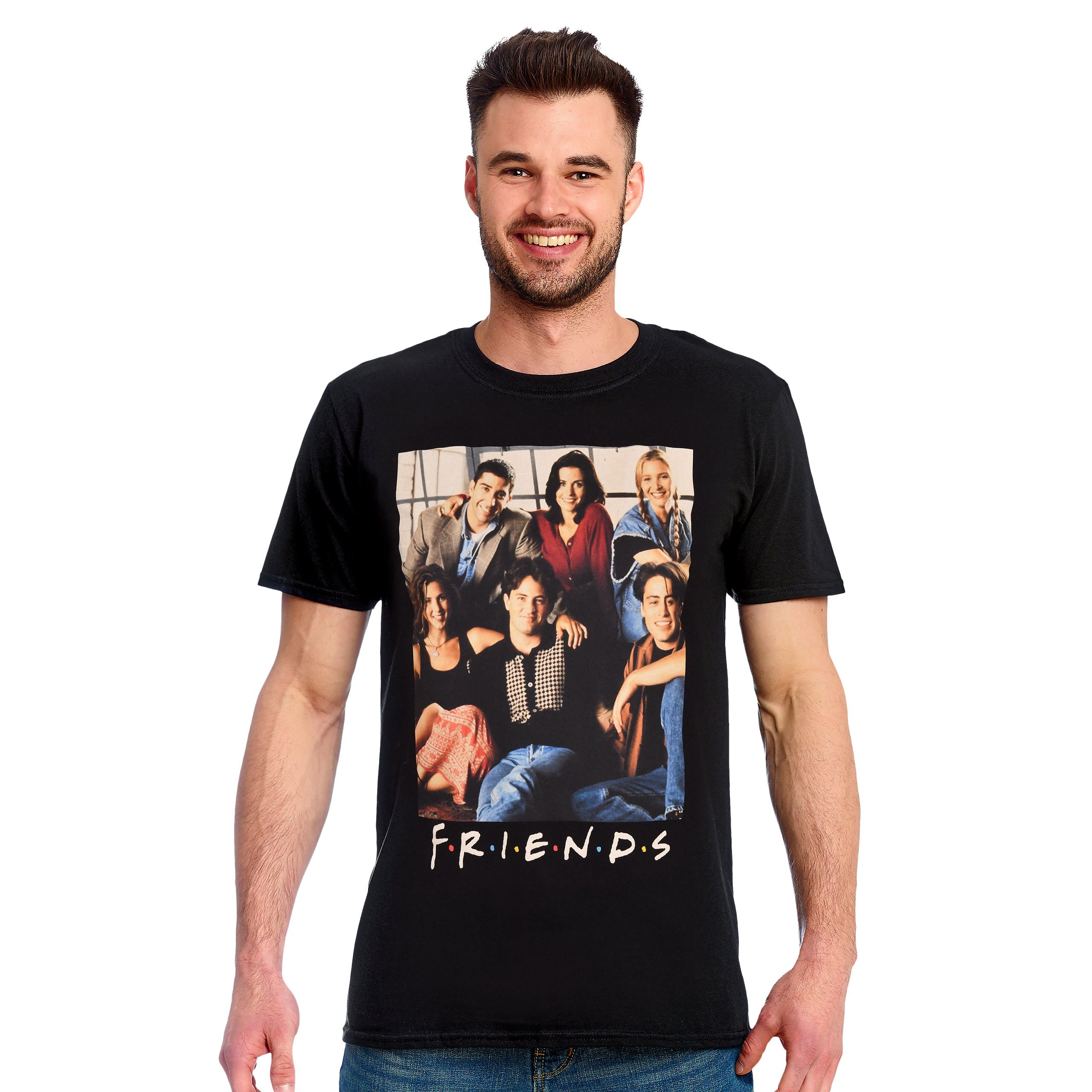 Friends - T-shirt de groupe noir