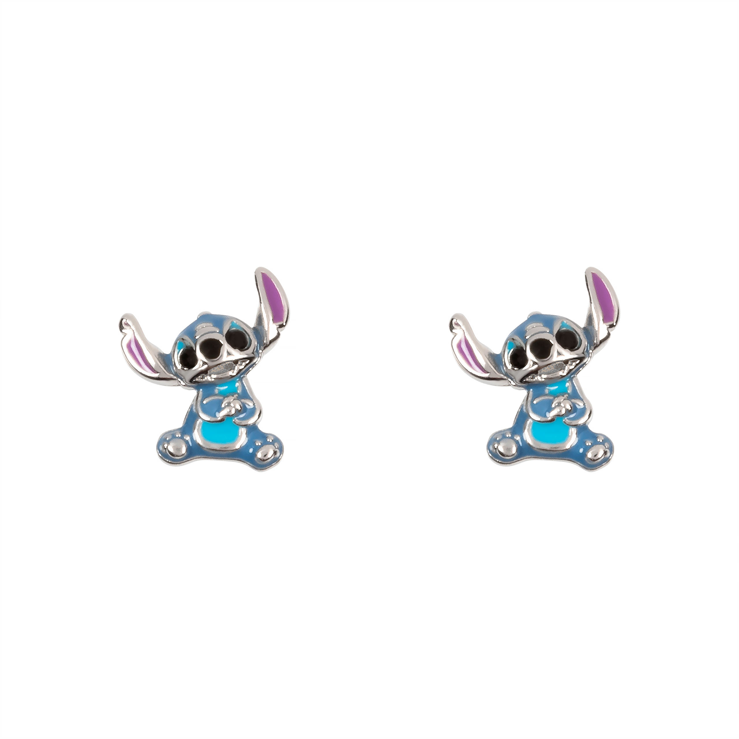 Lilo & Stitch - Pendientes de botón Stitch