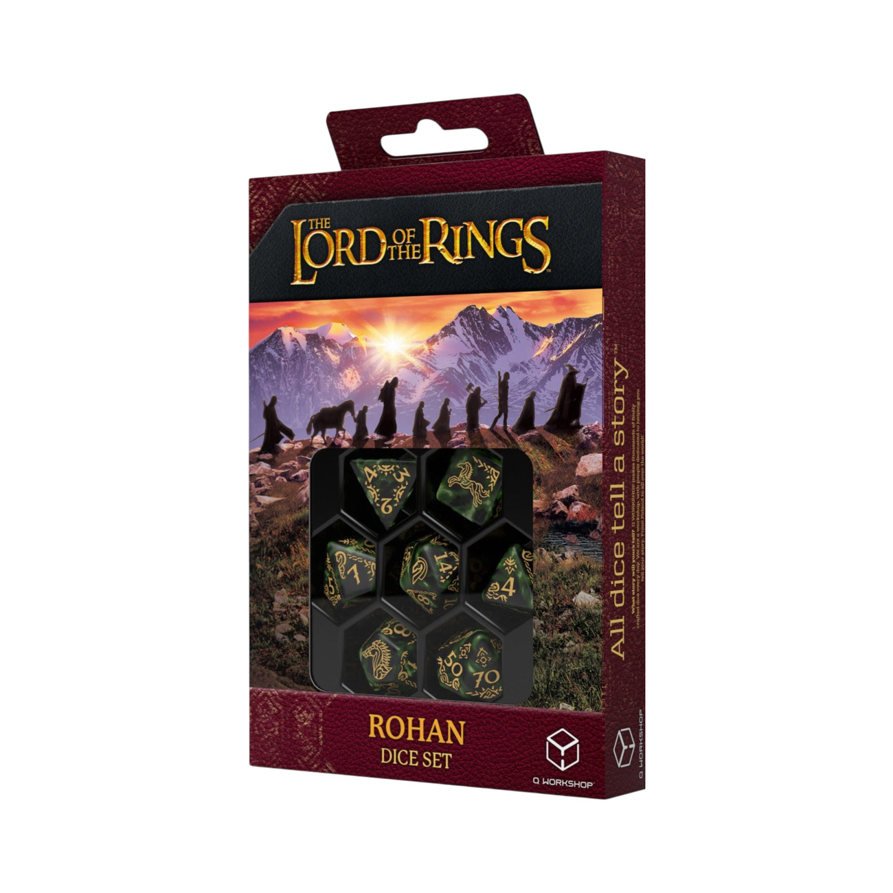 Der Herr der Ringe - Rohan RPG Würfel Set 7tlg