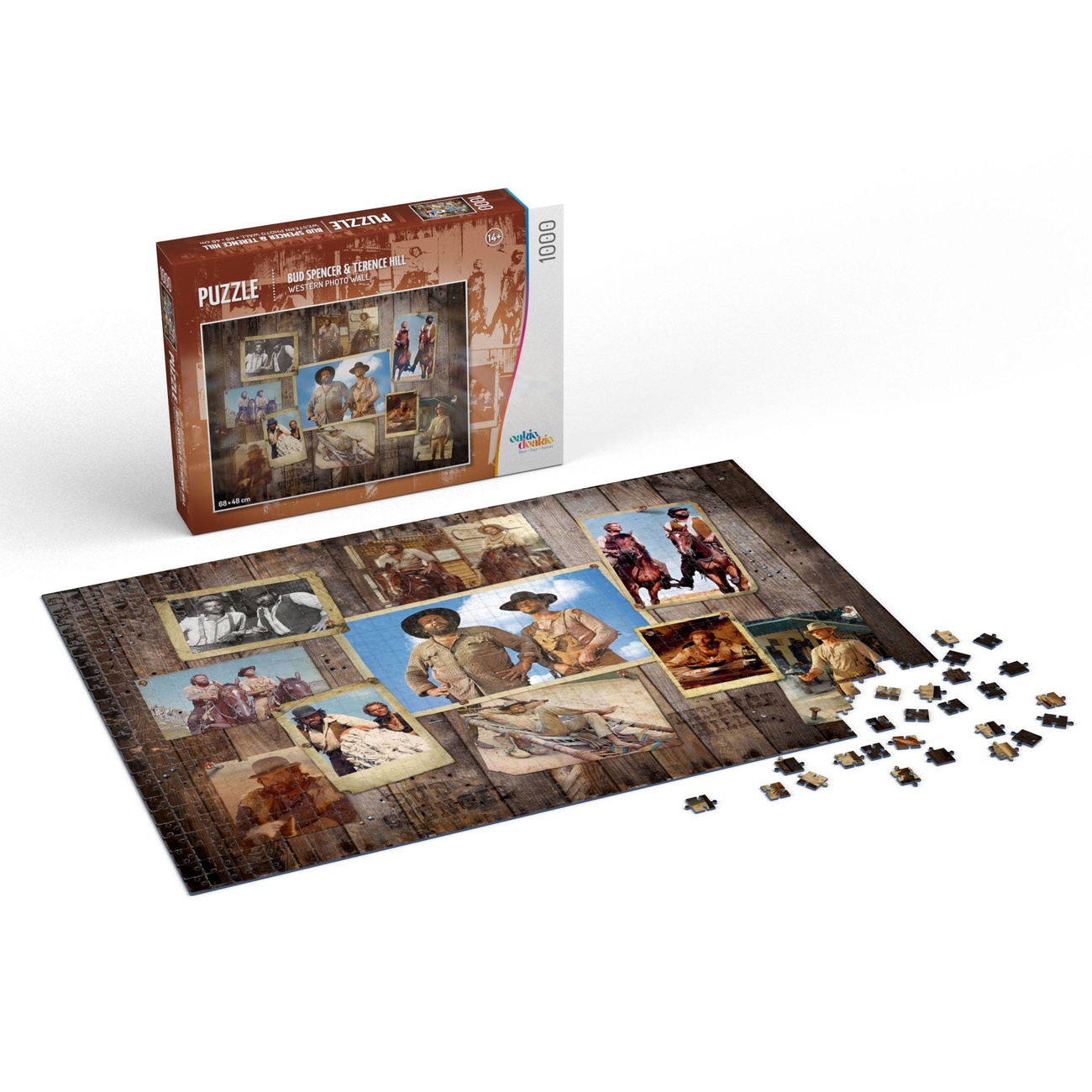 Bud Spencer & Terence Hill Puzzel Western-fotowand (1000 stukjes)