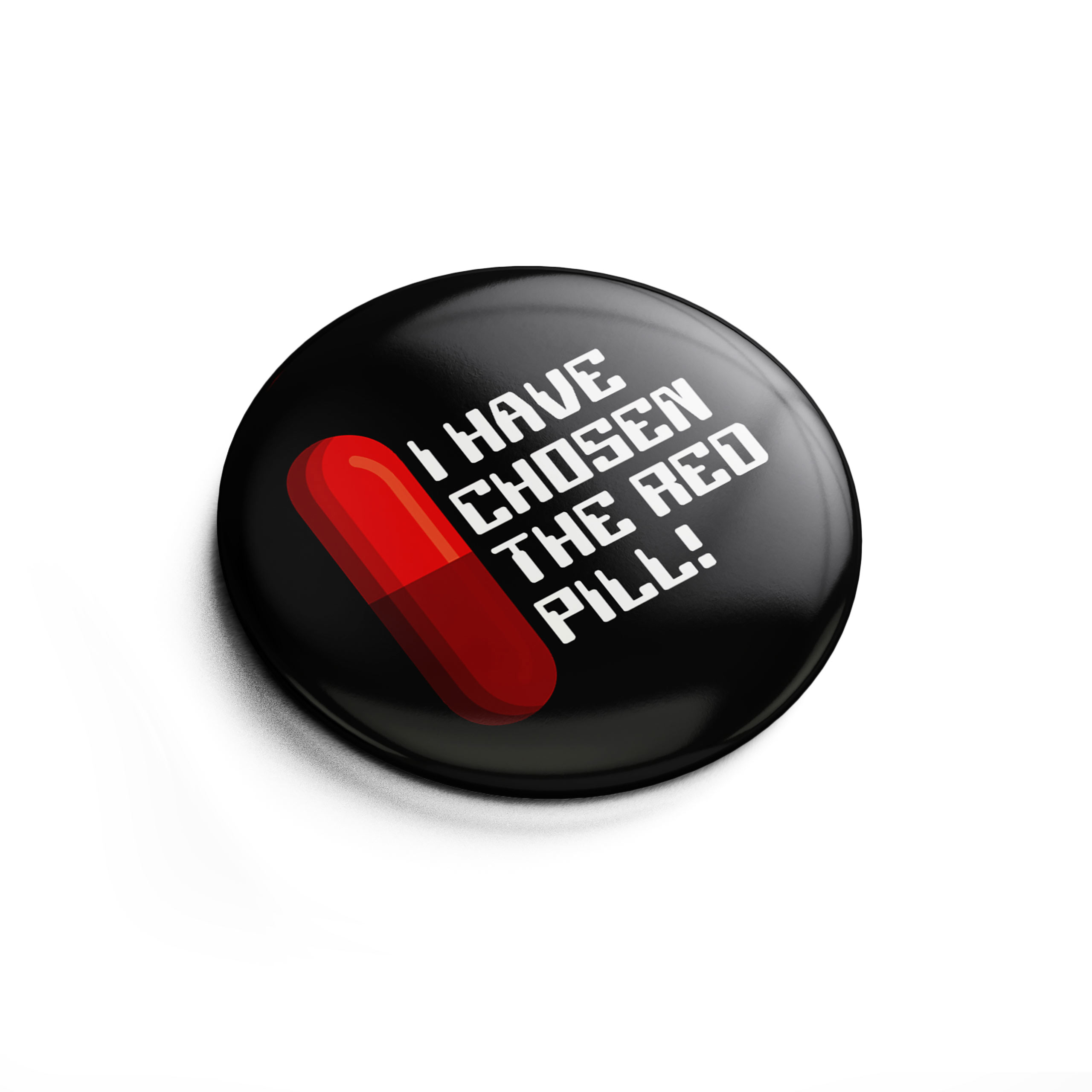 Red Pill Button for Matrix Fans