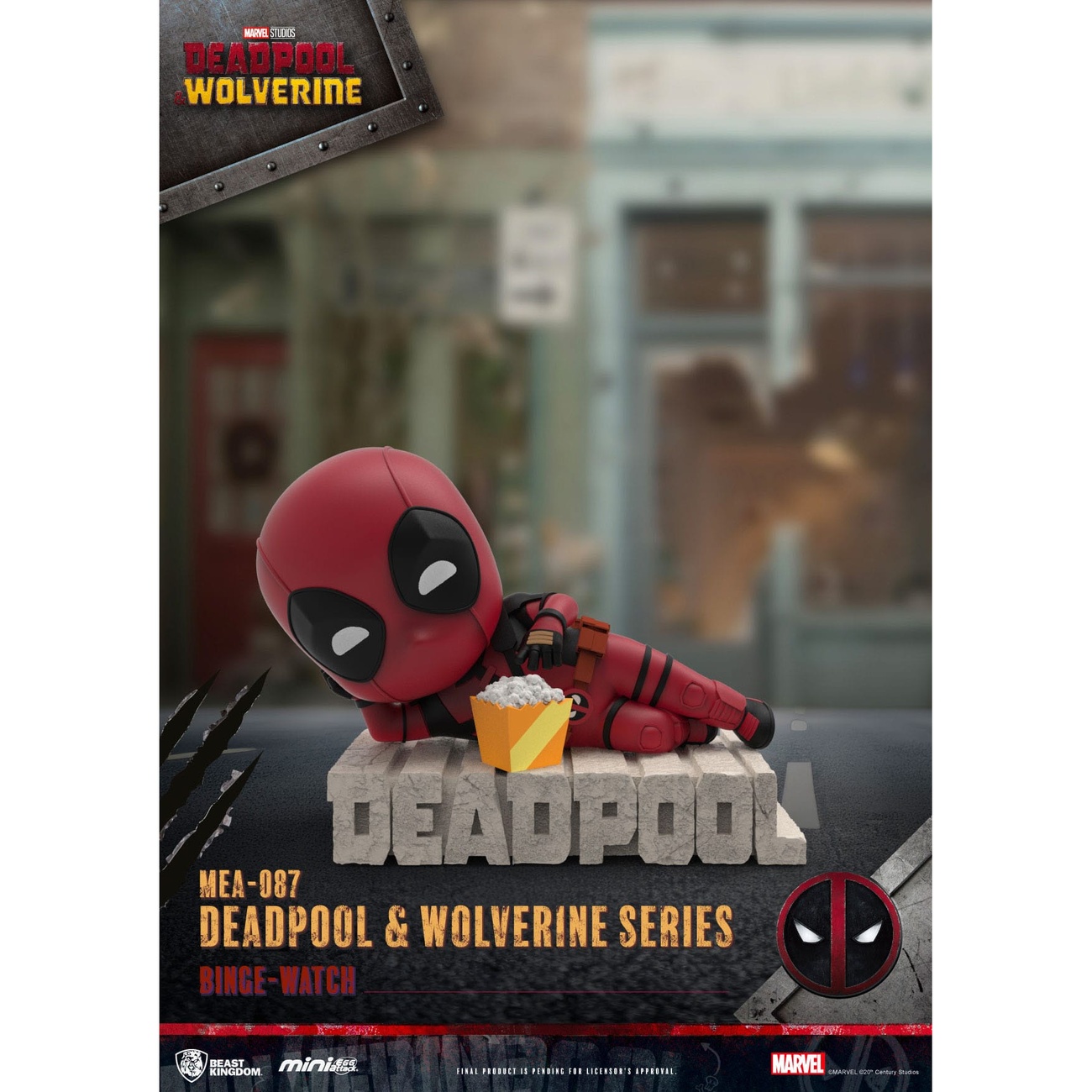 Deadpool 3 Serie Deadpool & Wolverine Set de figuras Mini Egg Attack 8 cm