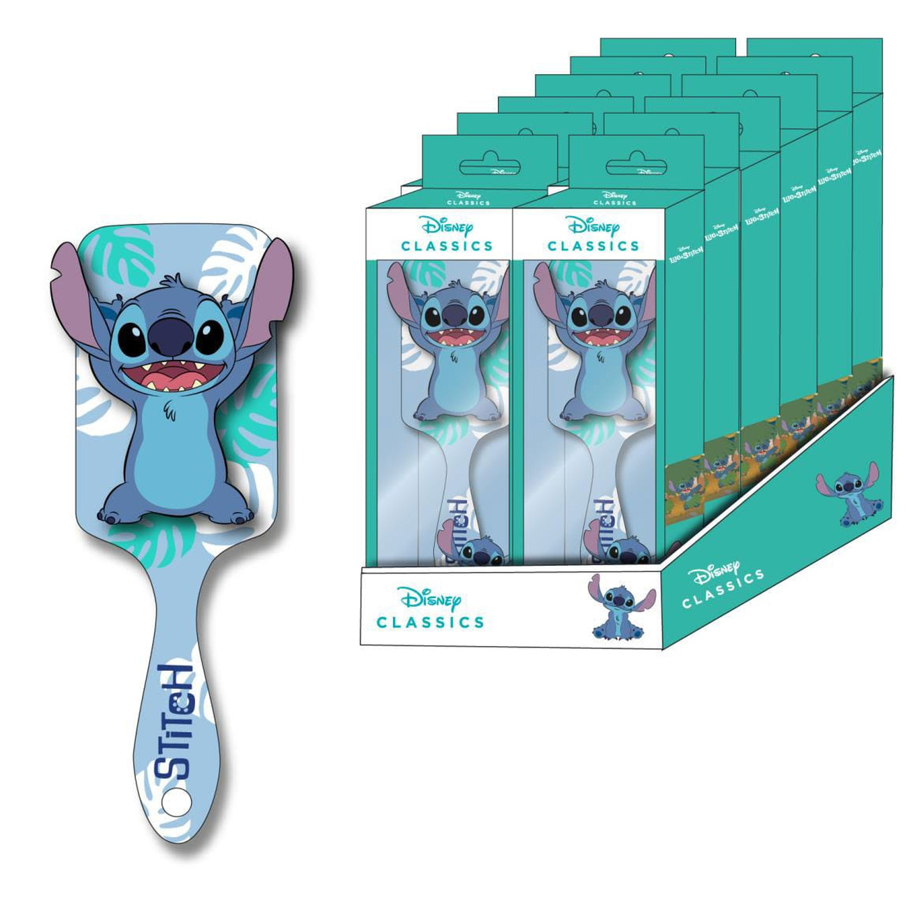Lilo & Stitch Spazzola per capelli Stitch Happy