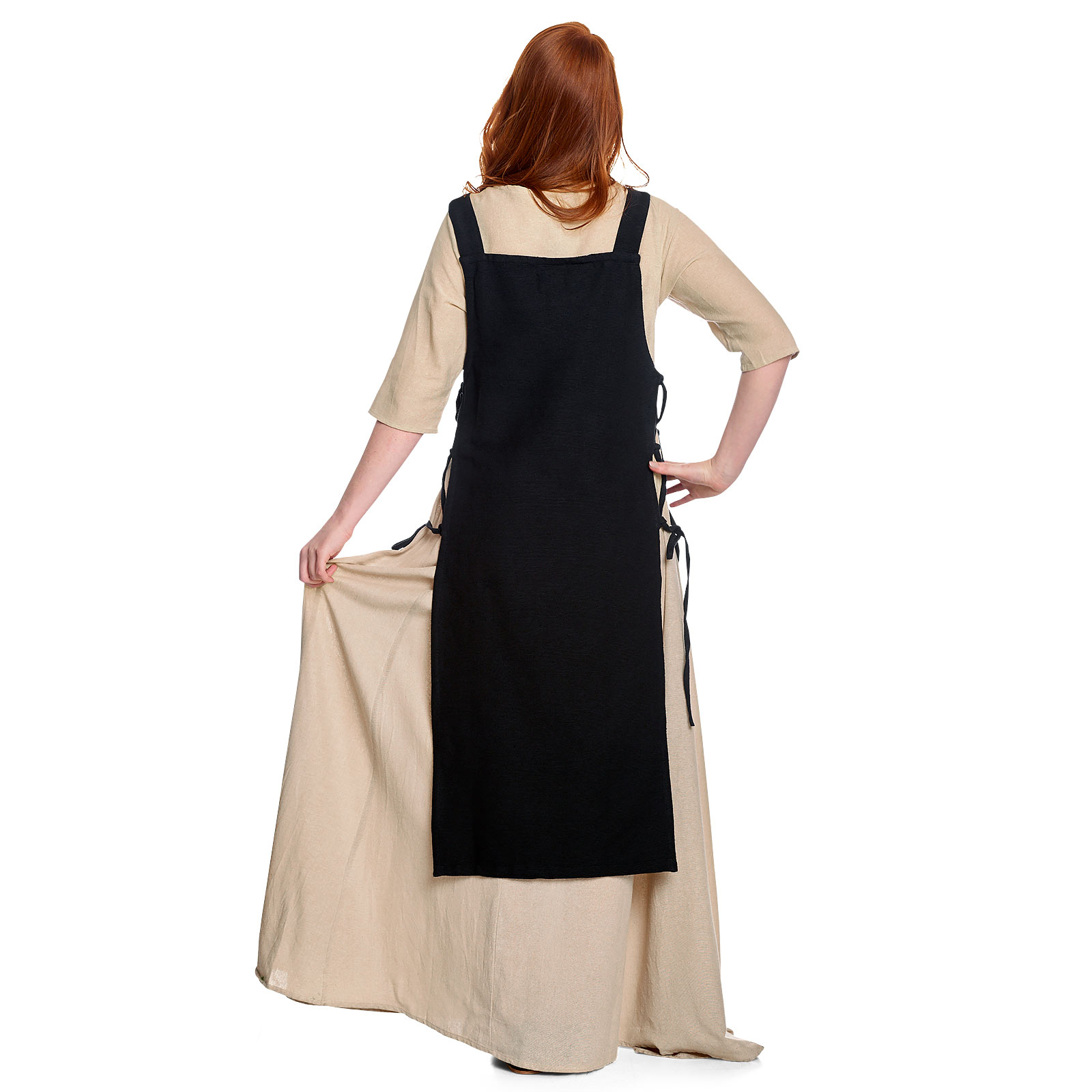Sur-robe médiévale Aleiga noir