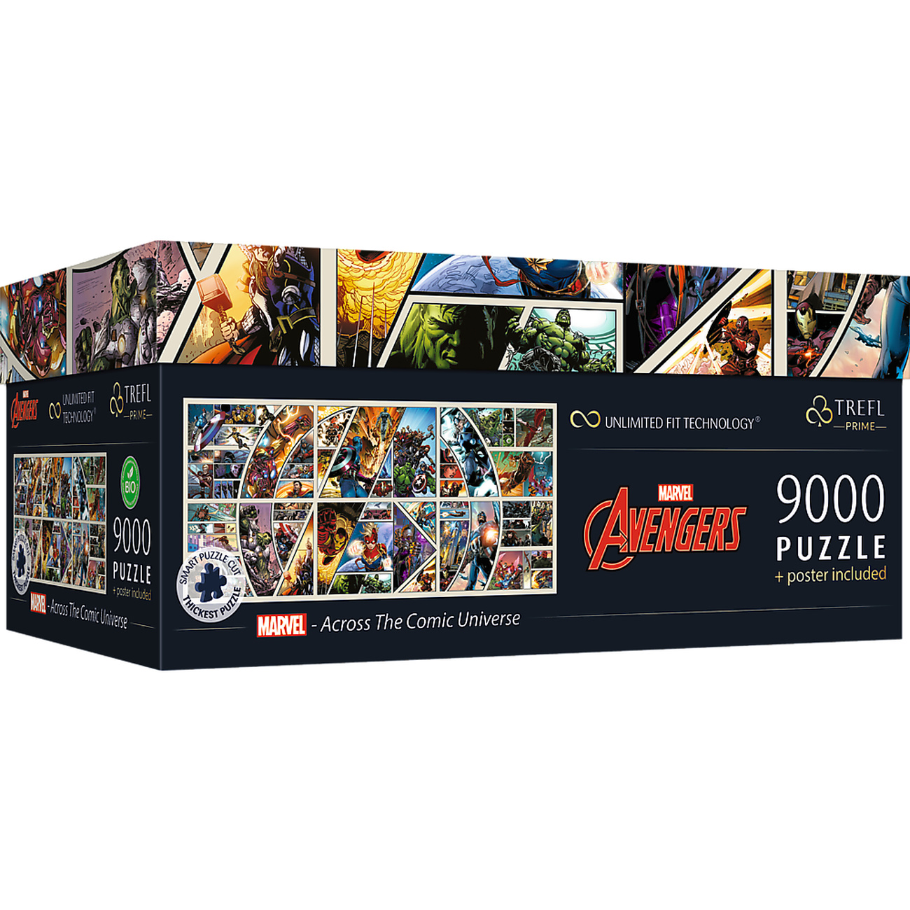 Avengers - Across The Comic Universe Puzzle Collection with Poster