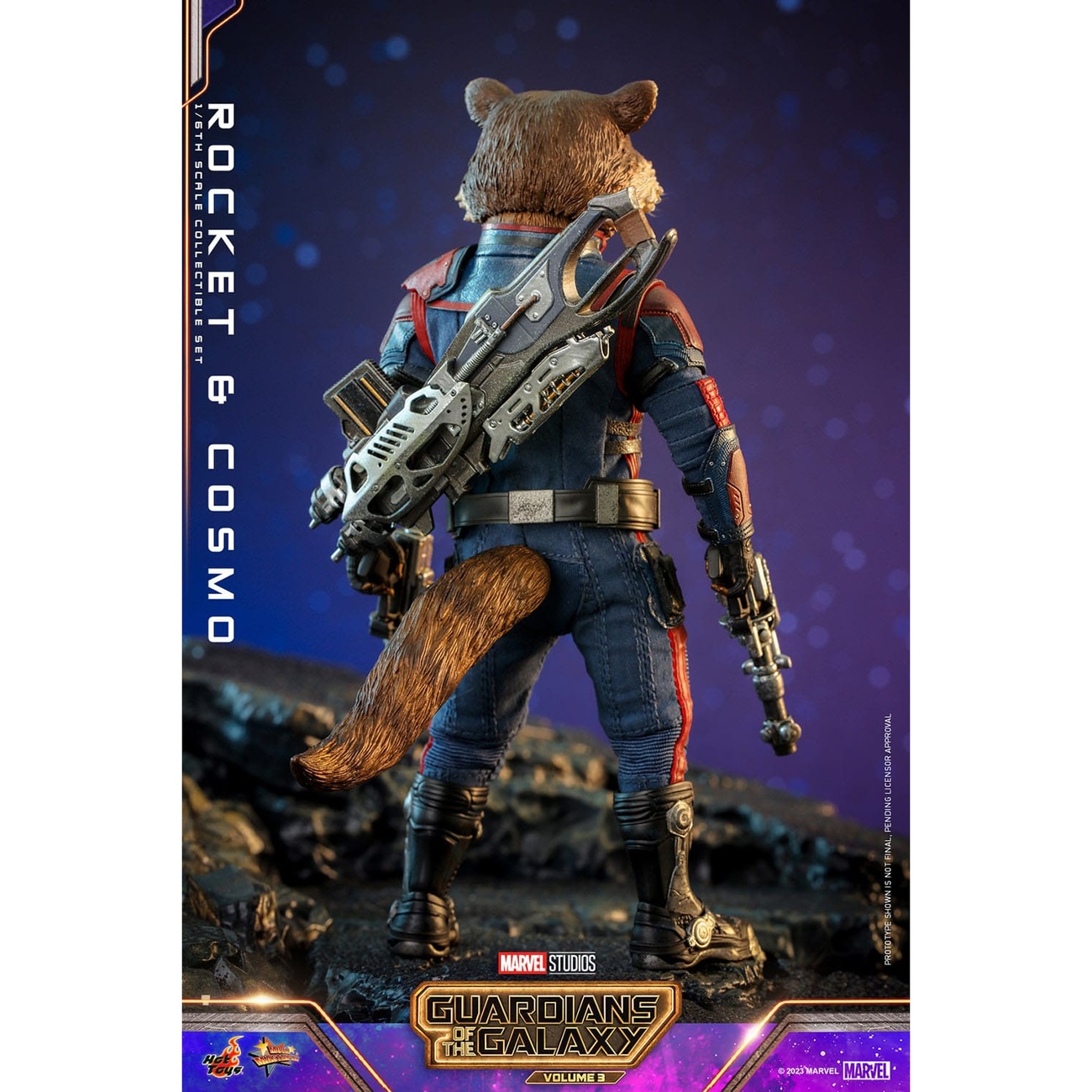 Guardians of the Galaxy – Figurines d’action Masterpiece Rocket & Cosmo 1:6