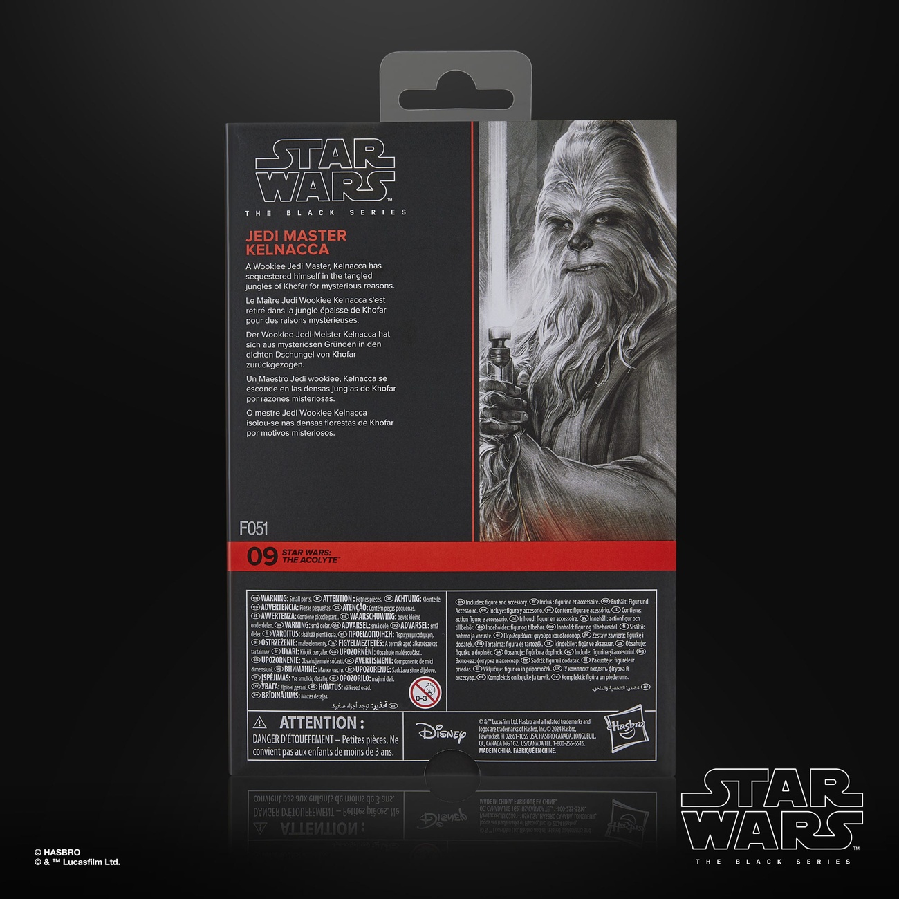 Star Wars: The Acolyte Action Figure Black Series Jedi Master Kelnacca 15 cm