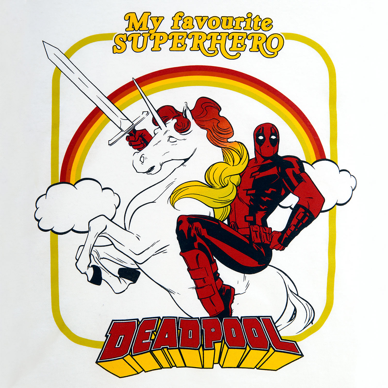 Deadpool - My Favourite Superhero T-Shirt white