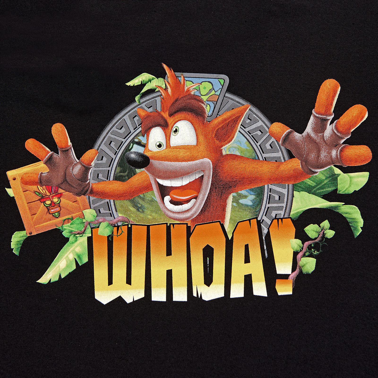 Crash Bandicoot - Whoa T-Shirt noir