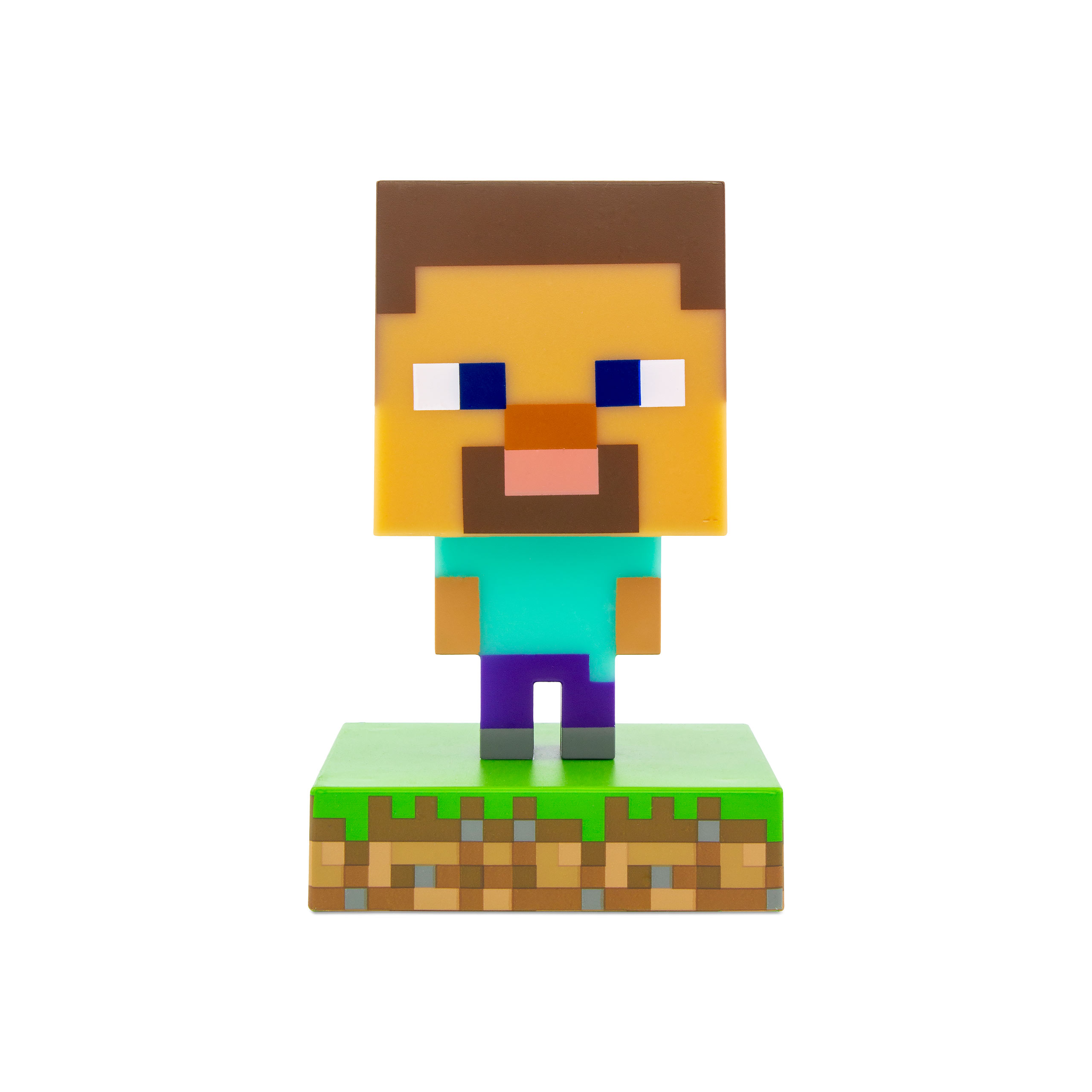 Minecraft - Lámpara de Mesa 3D Steve Icons