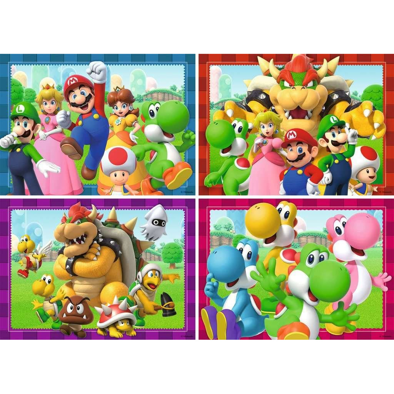 Super Mario Puzzles 4er-Pack Zeit für Mario! (4x100 Teile)