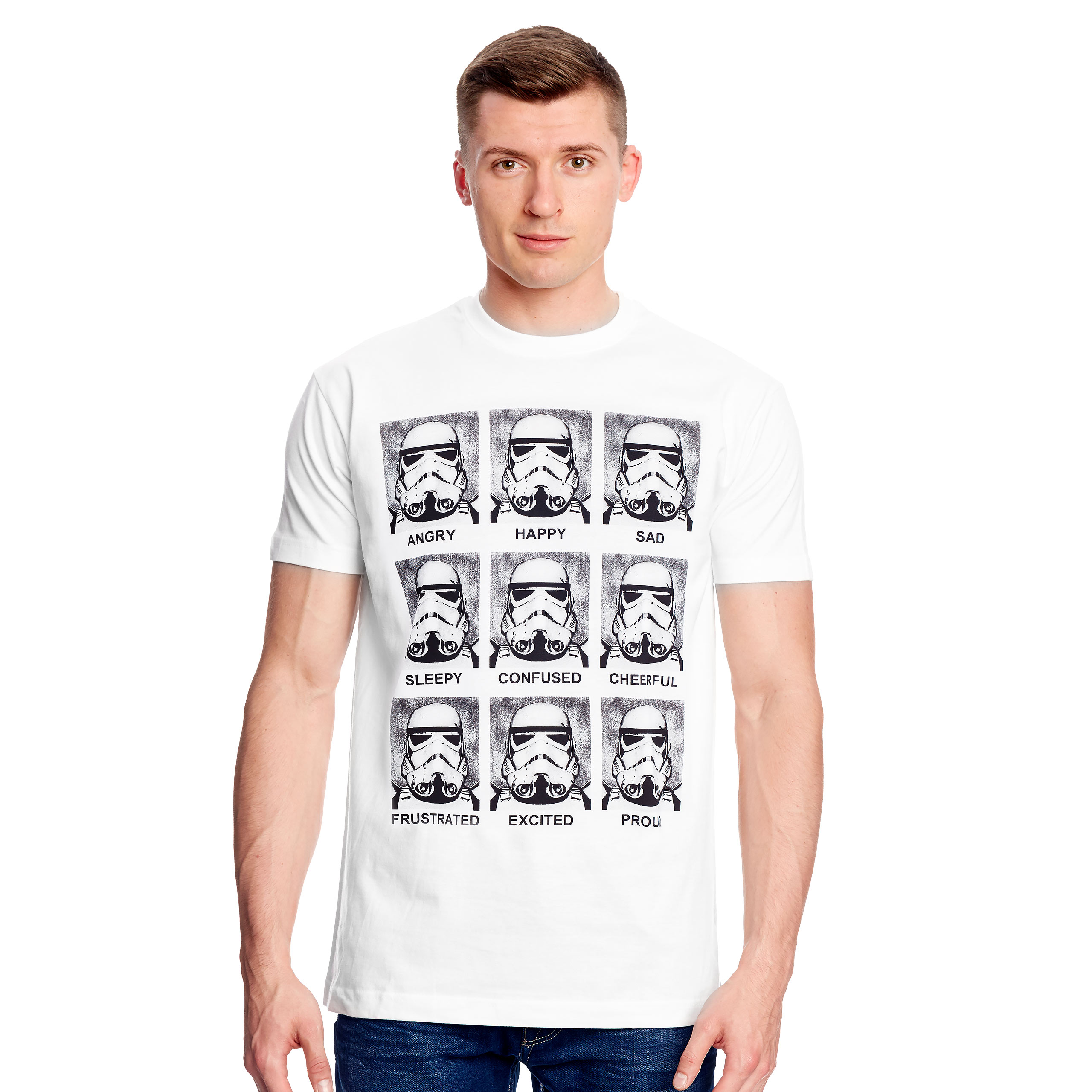 Star Wars - Stormtrooper Multiface T-Shirt weiß