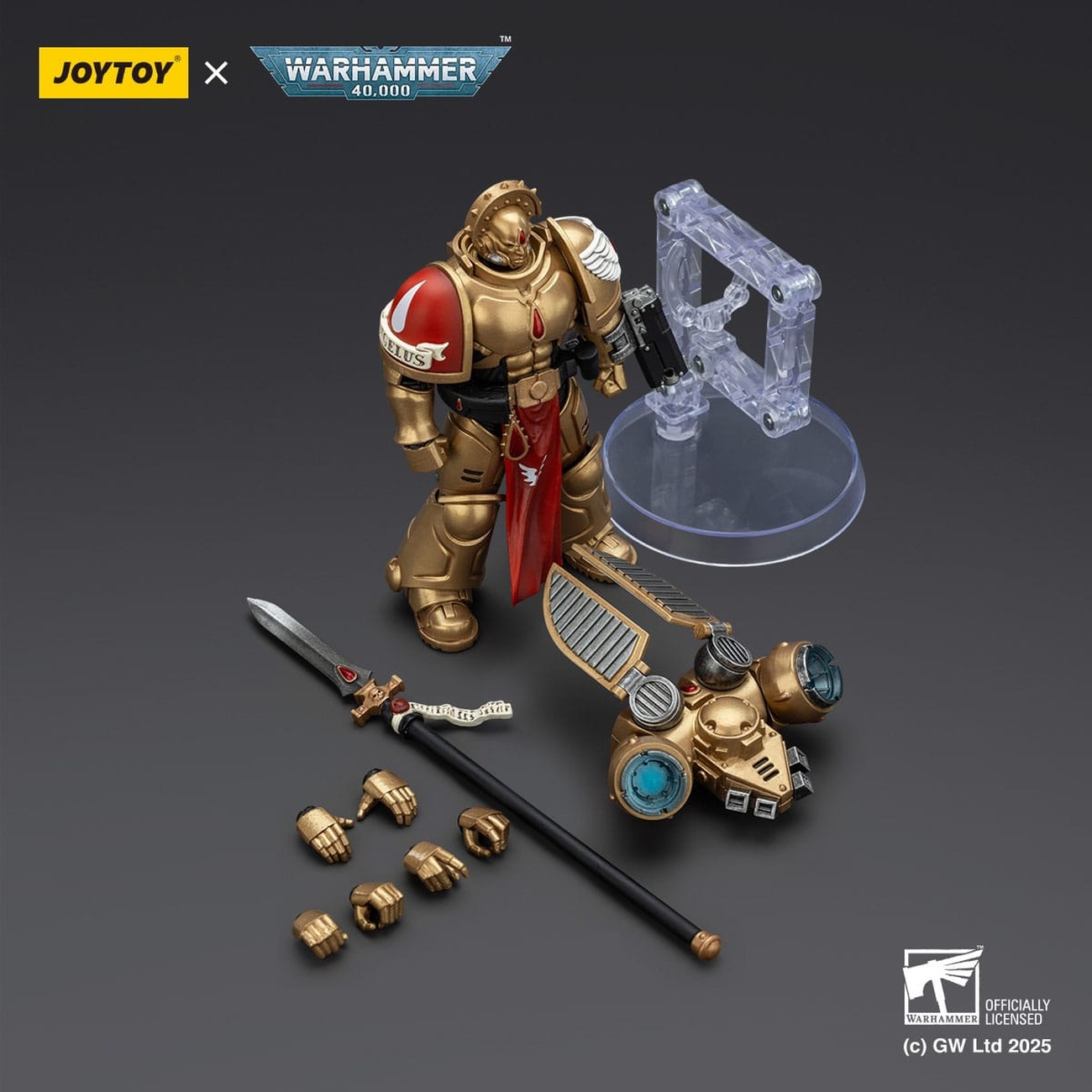 Warhammer 40,000: Combat Patrol Blood Angels Figura de acción Sanguinary Guard 2 con Angelus Boltgun y Encarmine Spear 20 cm