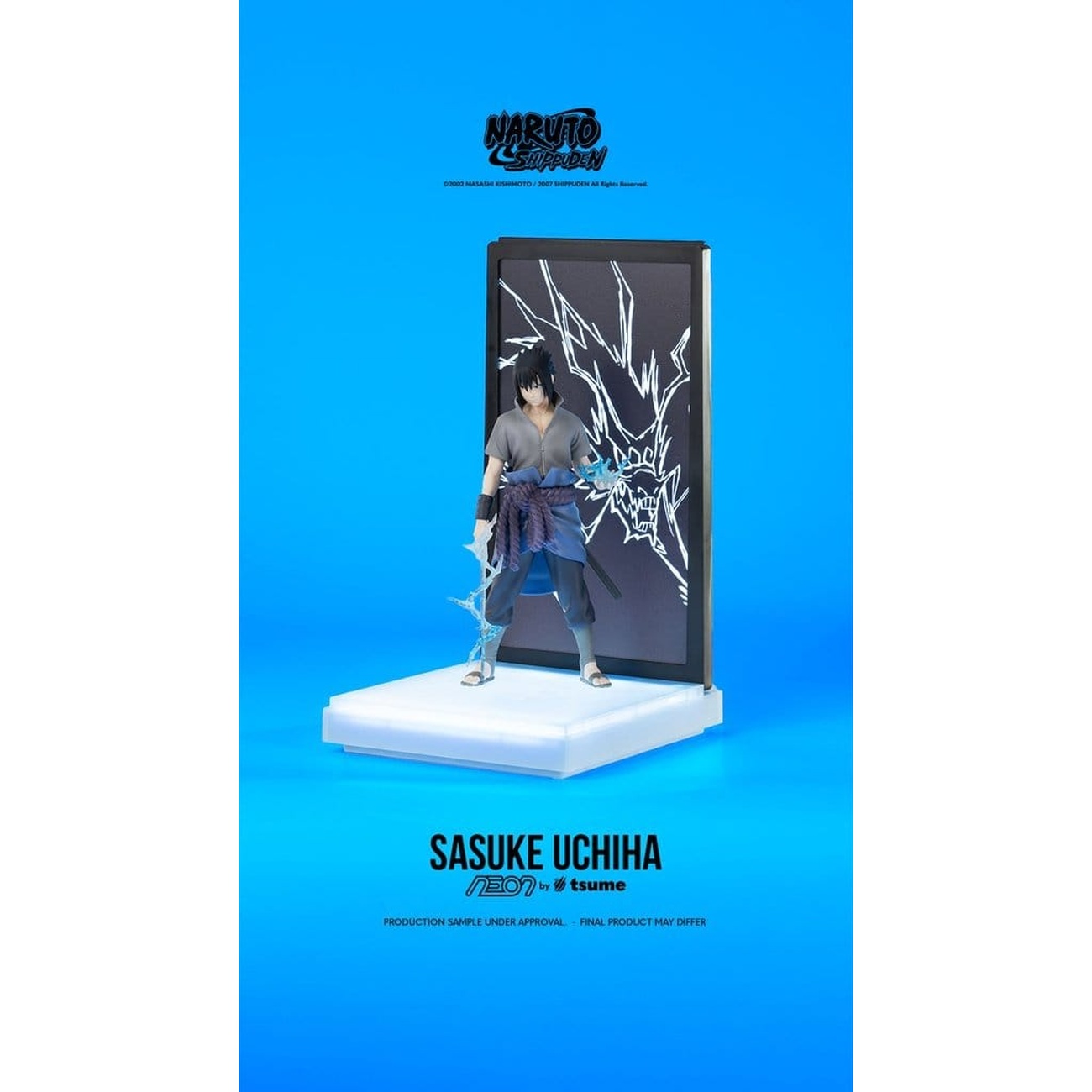 Naruto - Sasuke Uchiha Neonfigur 1:9