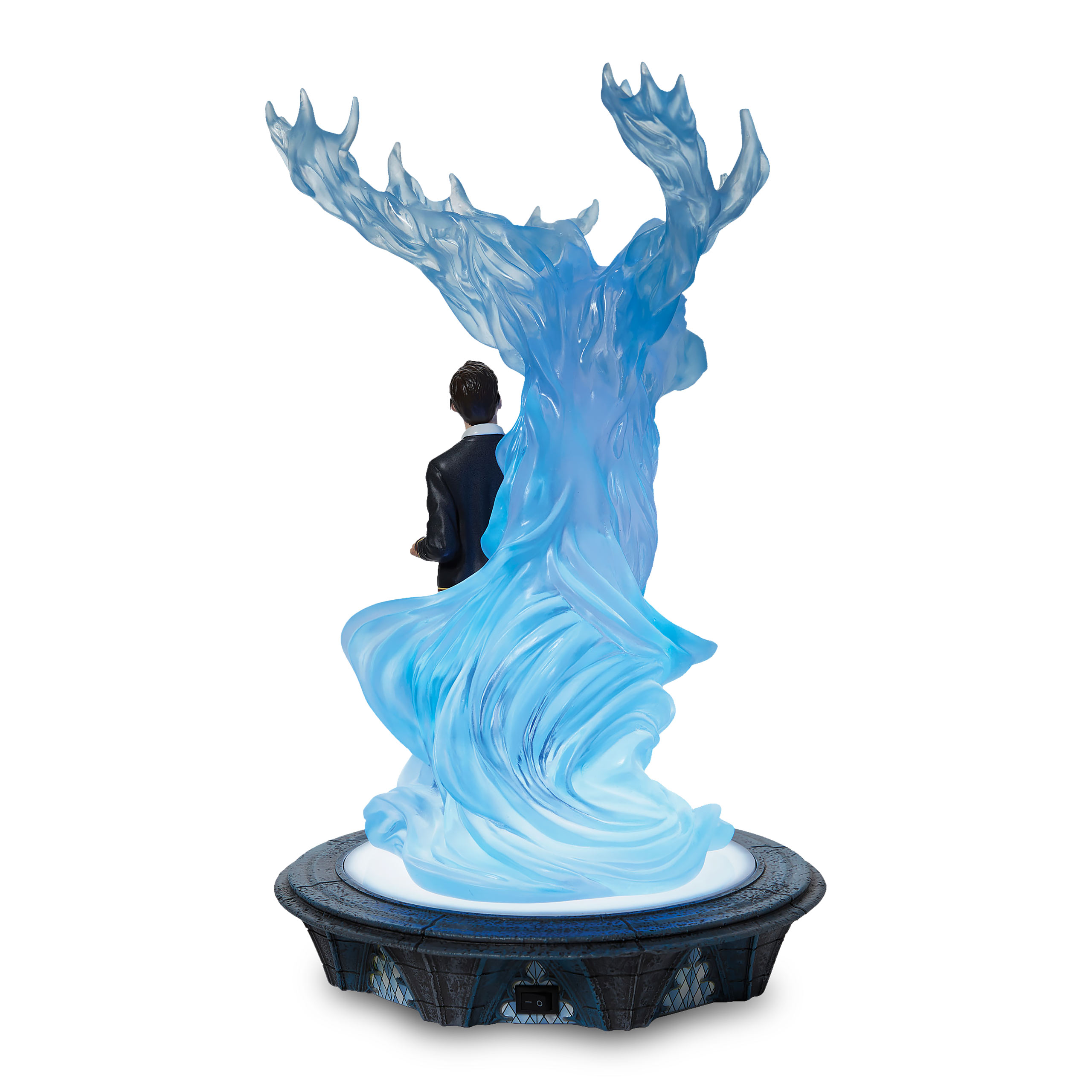 Harry Potter con figura diorama Patronus con luce