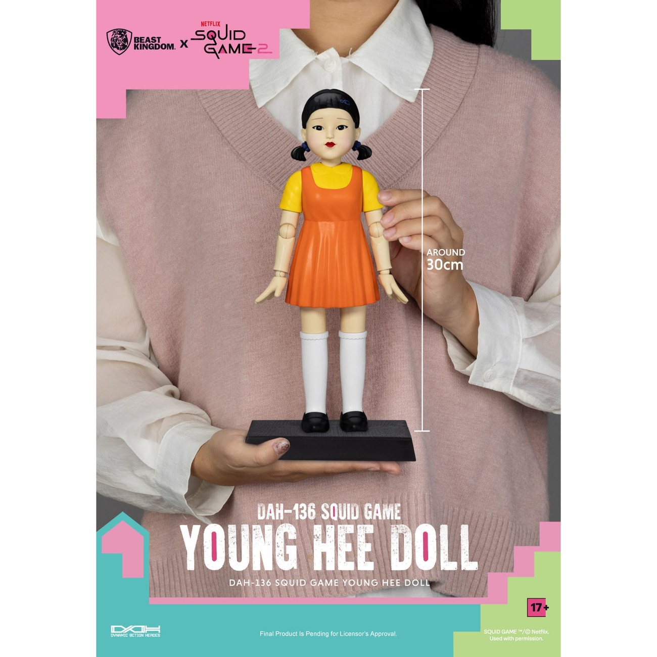 Squid Game Actionfigur mit Sound Young Hee Doll 30 cm