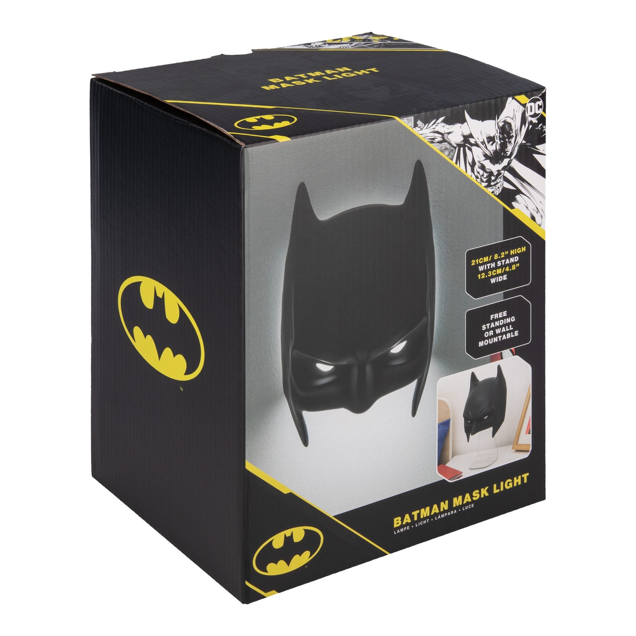 DC Comics 3D LED Leuchte Batman Mask