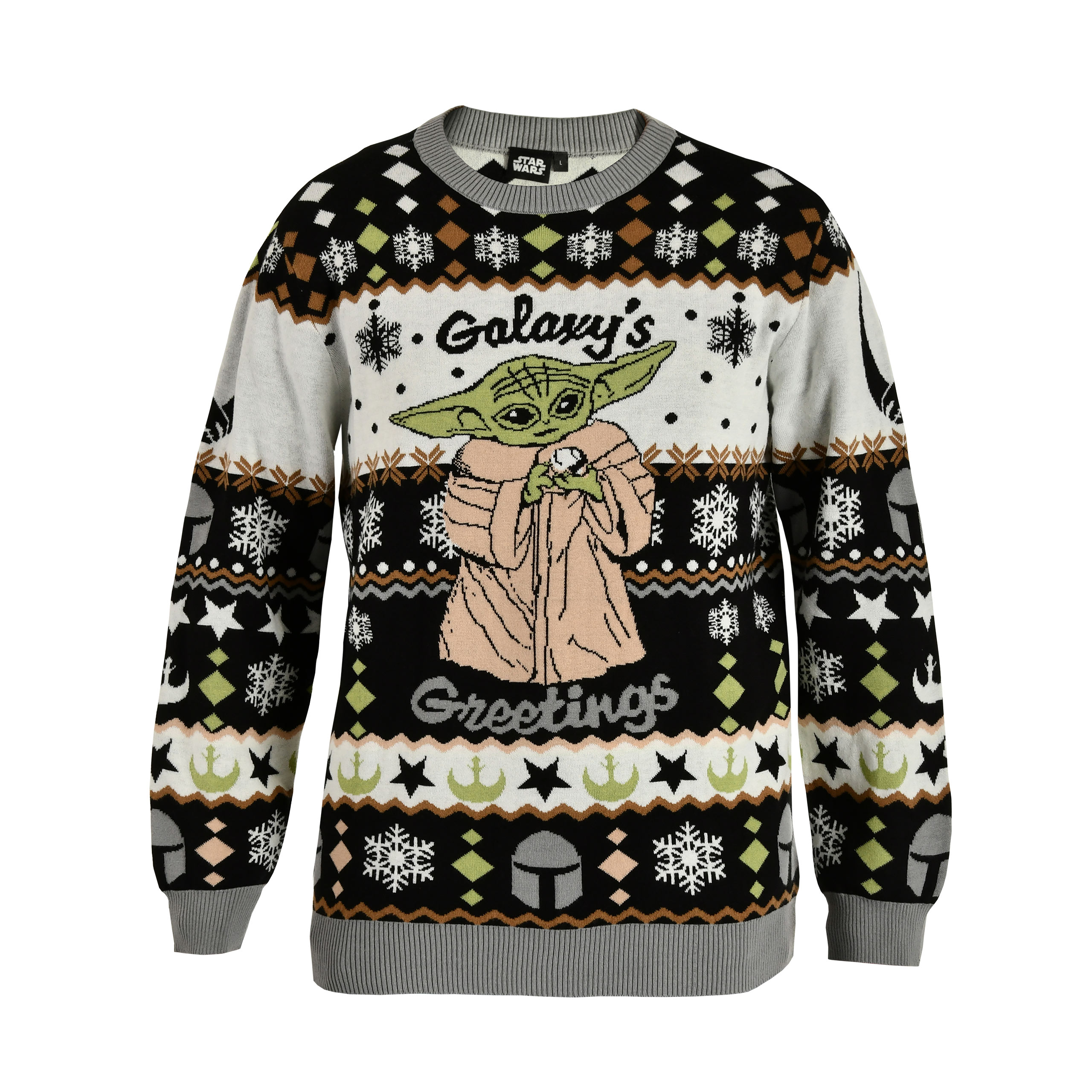 Maglione lavorato a maglia Grogu Galaxy's Greetings - Star Wars The Mandalorian