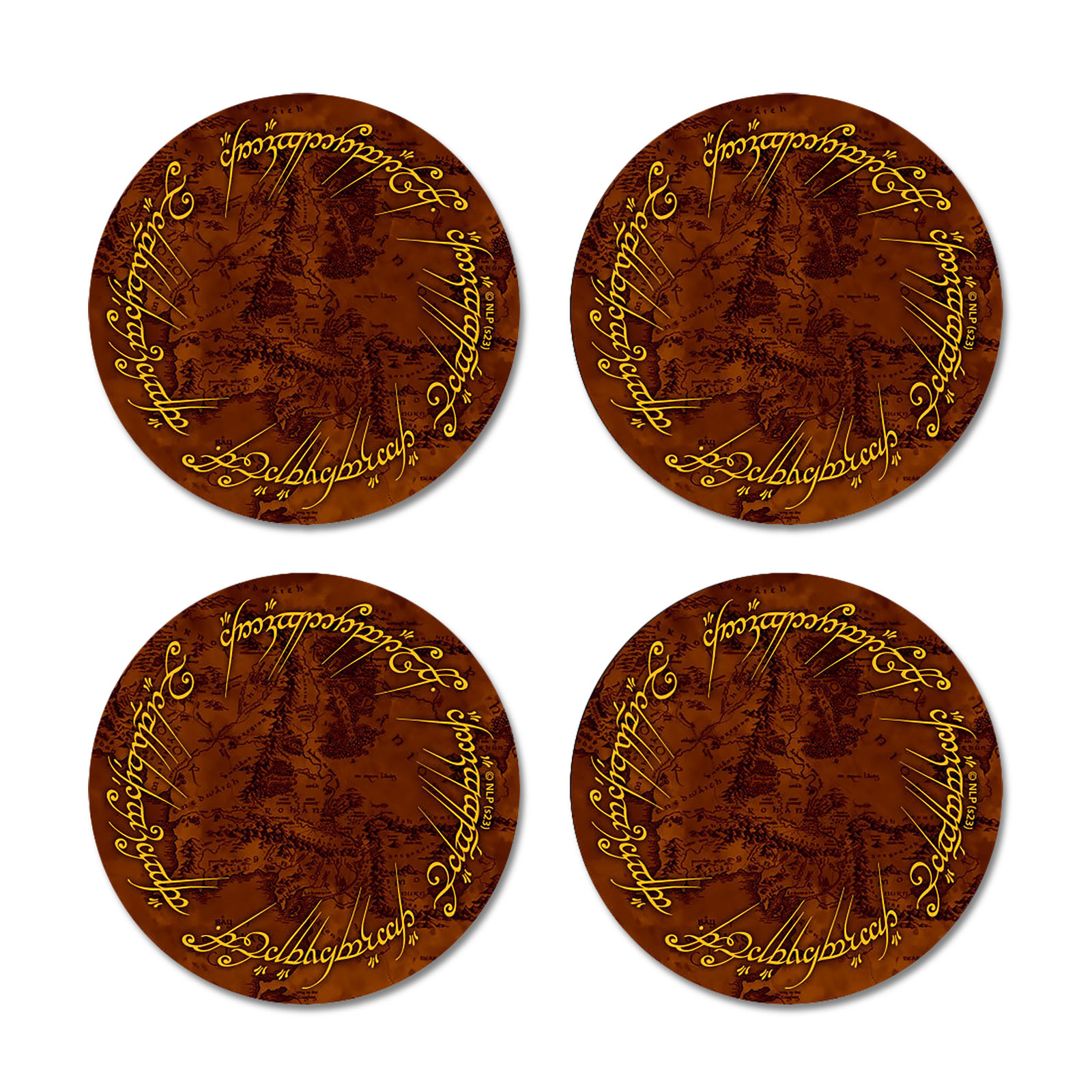 Lord of the Rings - The One Ring Coaster Set of 4