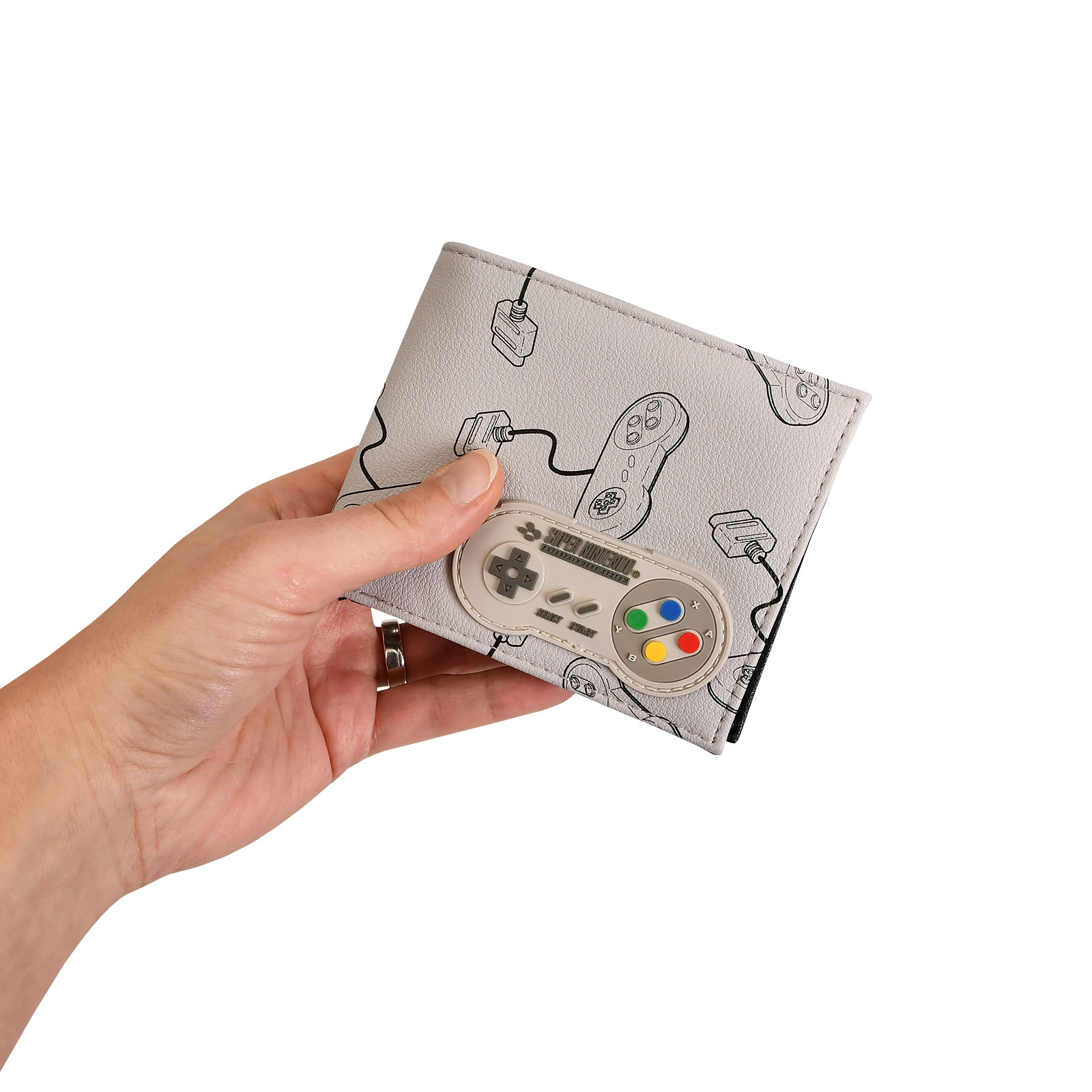 Nintendo - Portefeuille SNES Controller gris