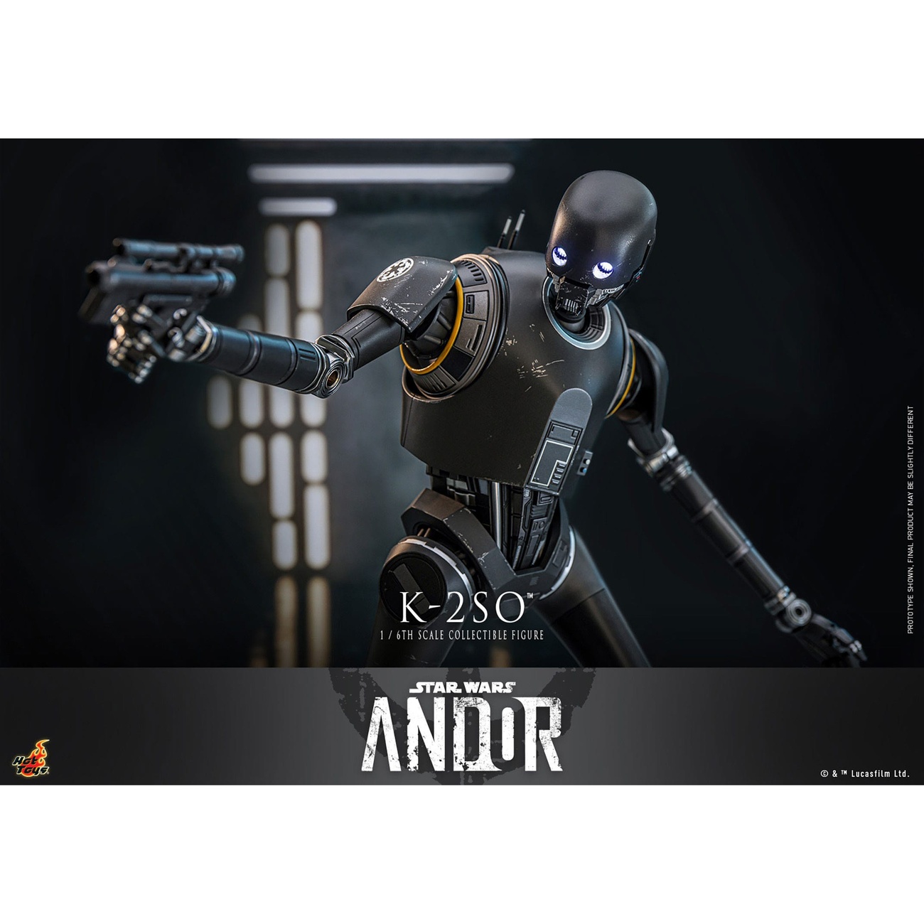 Star Wars : Andor – Figurine articulée K-2SO échelle 1:6