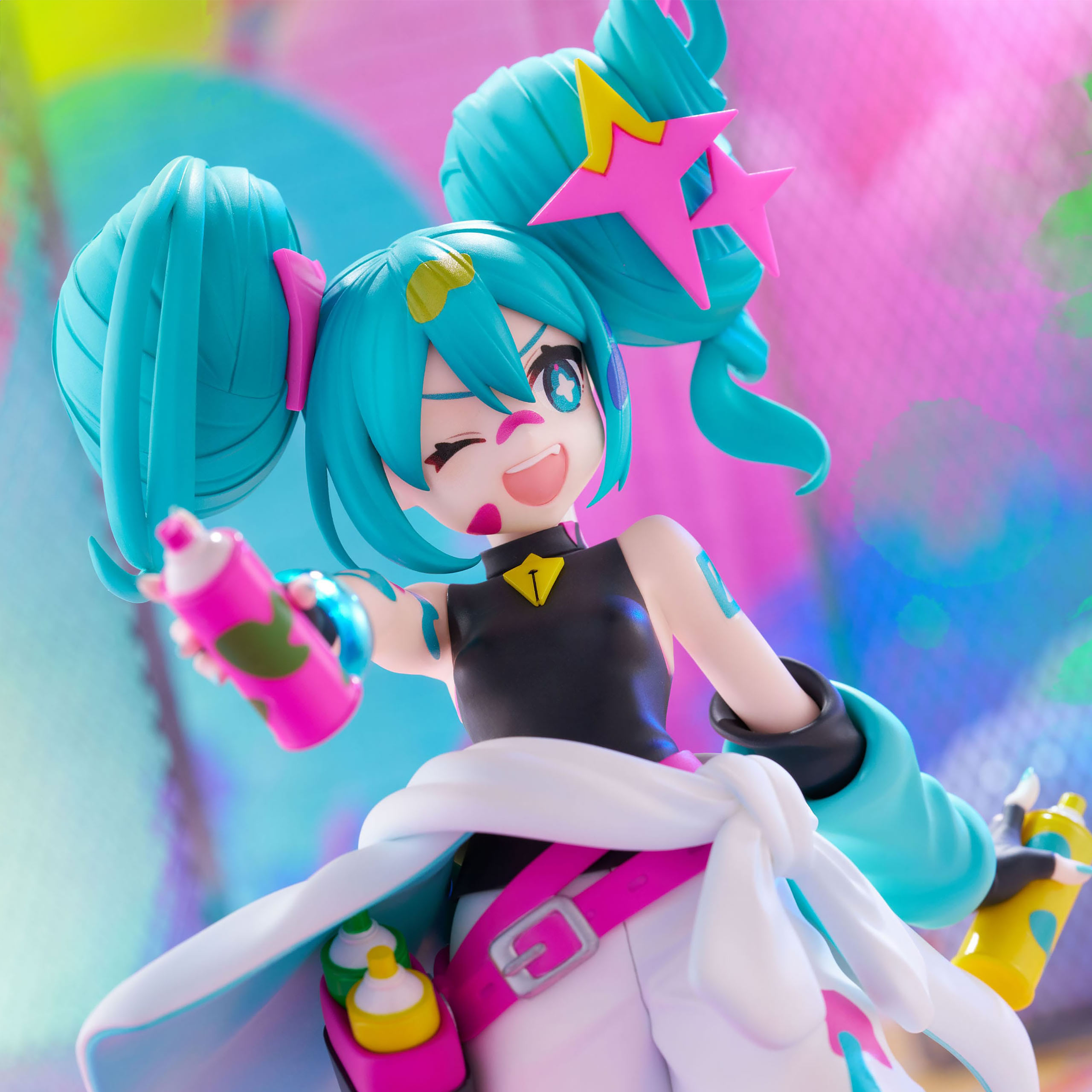 Hatsune Miku - Miku Paint Girl Trio-Try-iT Figur