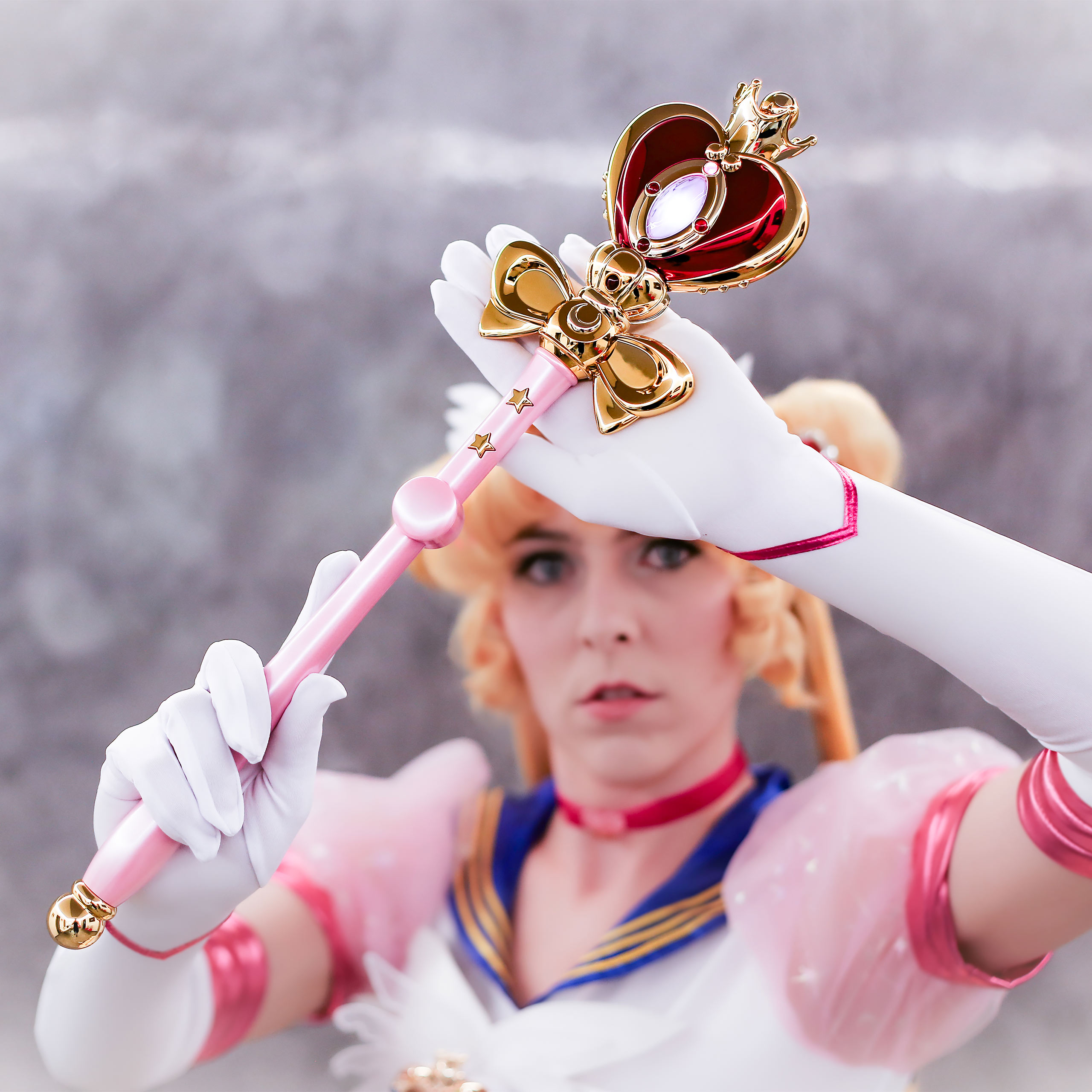 Sailor Moon - Replica del Scettro Cosmico dei Cuori Lunari