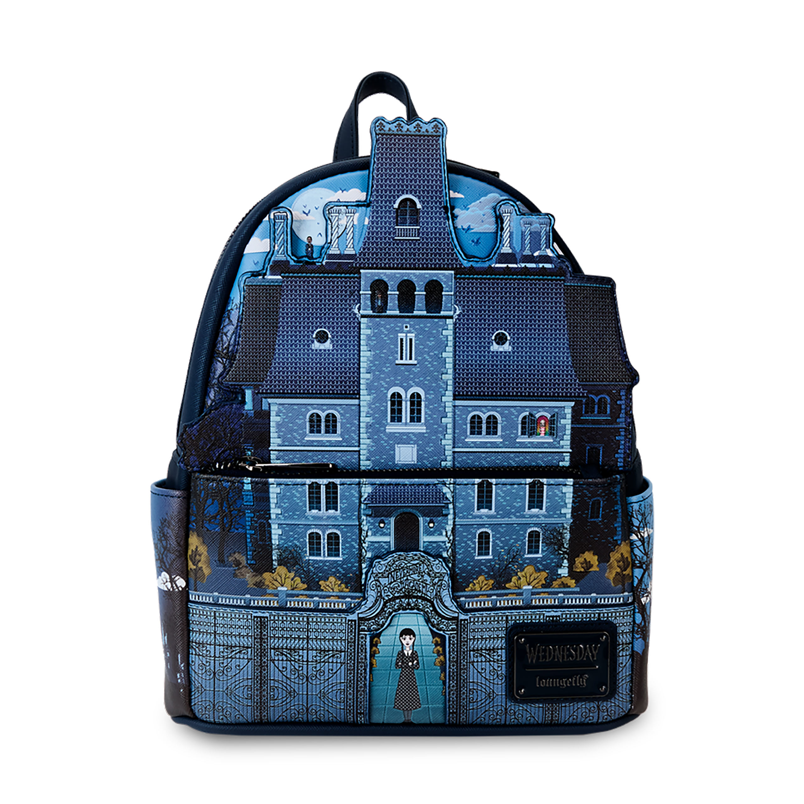 Wednesday - Nevermore Academy Zaino Mini Glow in the Dark