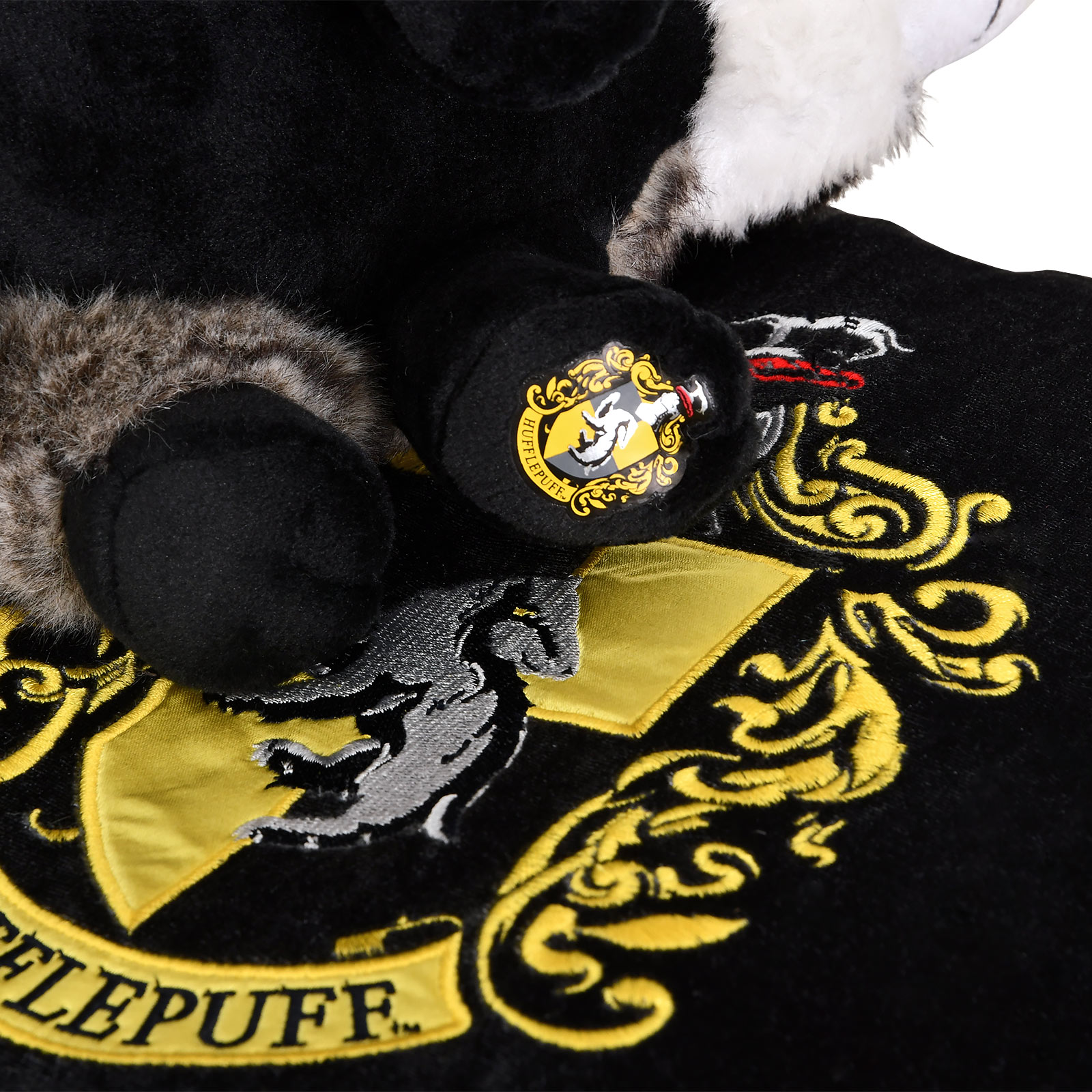 Harry Potter - Hufflepuff Crest Pillow with Plush Figure