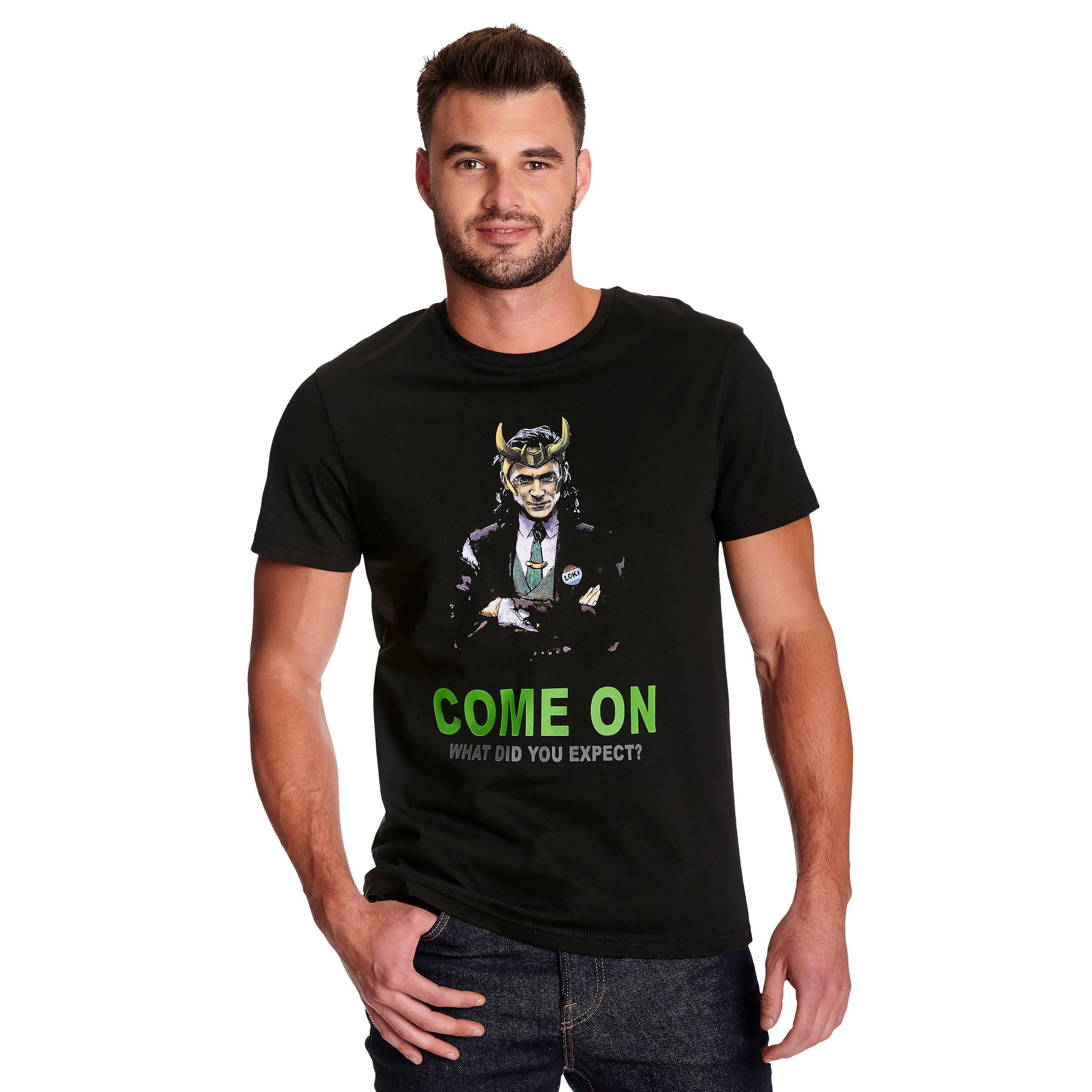 Loki - Come on T-Shirt schwarz