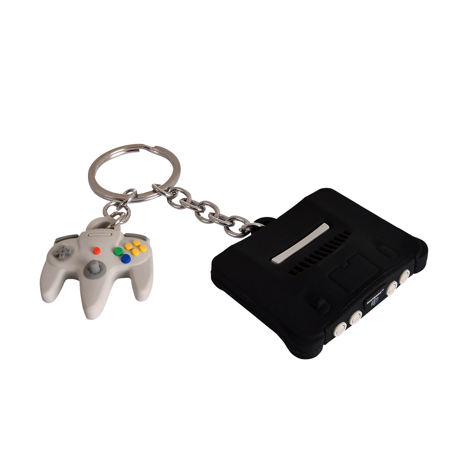 Nintendo - N64 Console and Controller Keychain