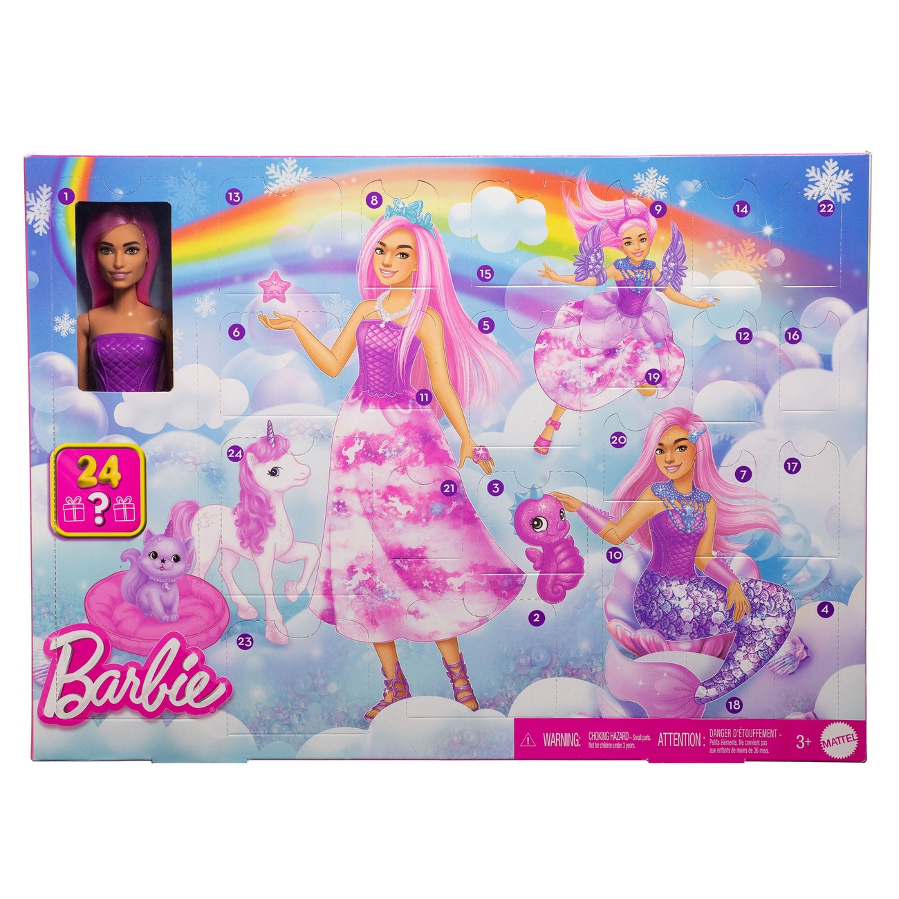 Barbie Fantasy Advent Calendar with Doll