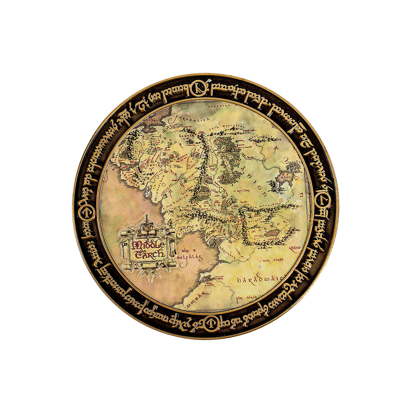 Lord of the Rings - Middle Earth Map Collector's Coin Limited Edition