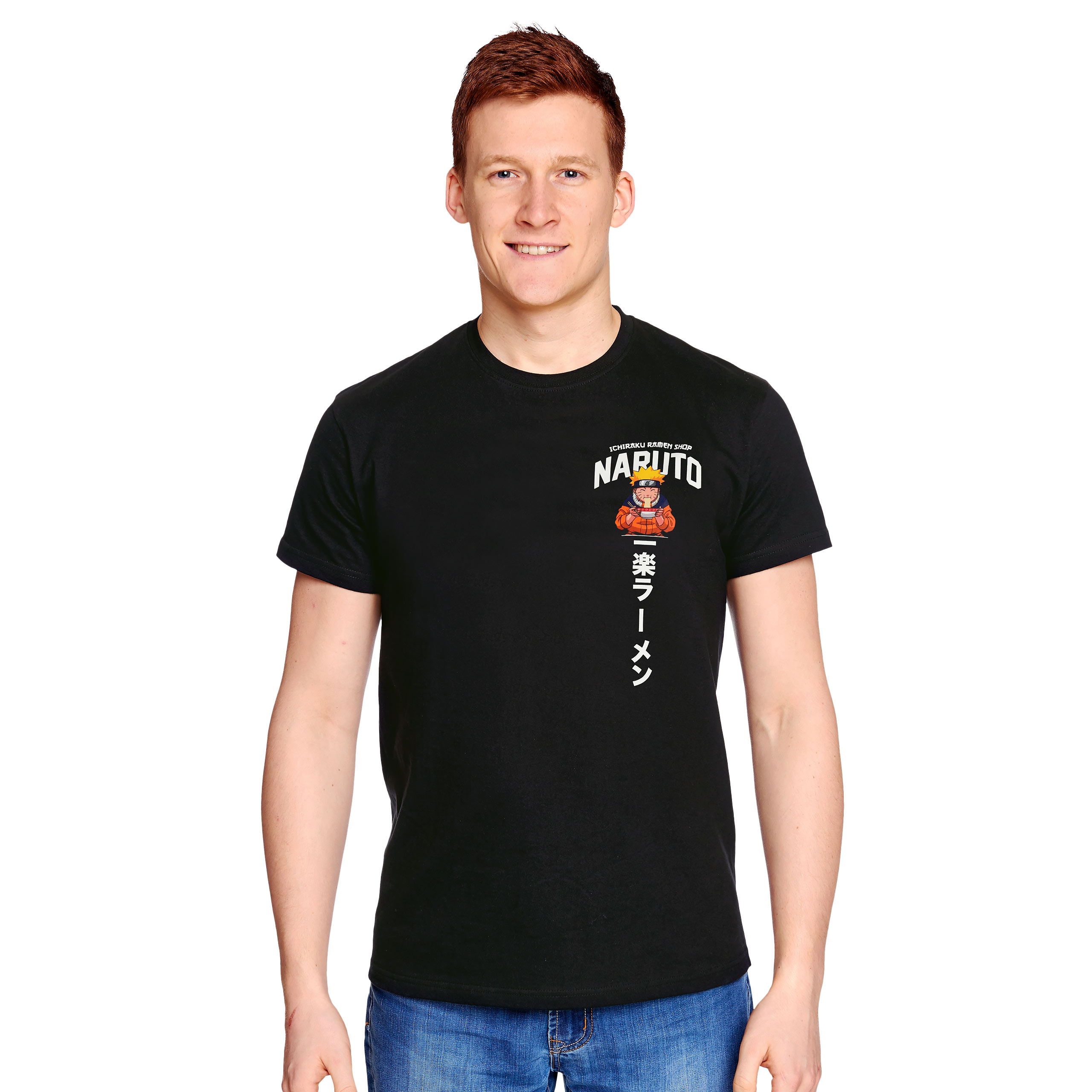 Naruto - Camiseta Ichiraku Ramen negra