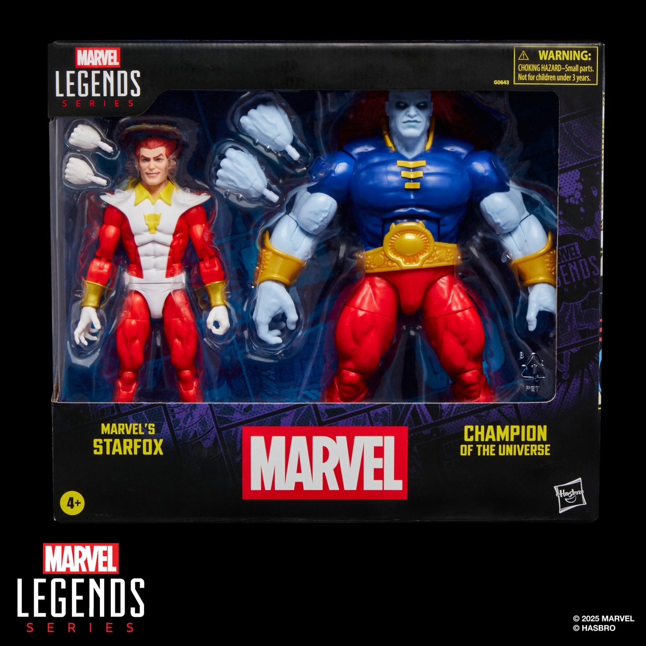 Marvel Legends Action Figures 2-Pack Marvel's Starfox & Champion of the Universe 15 cm