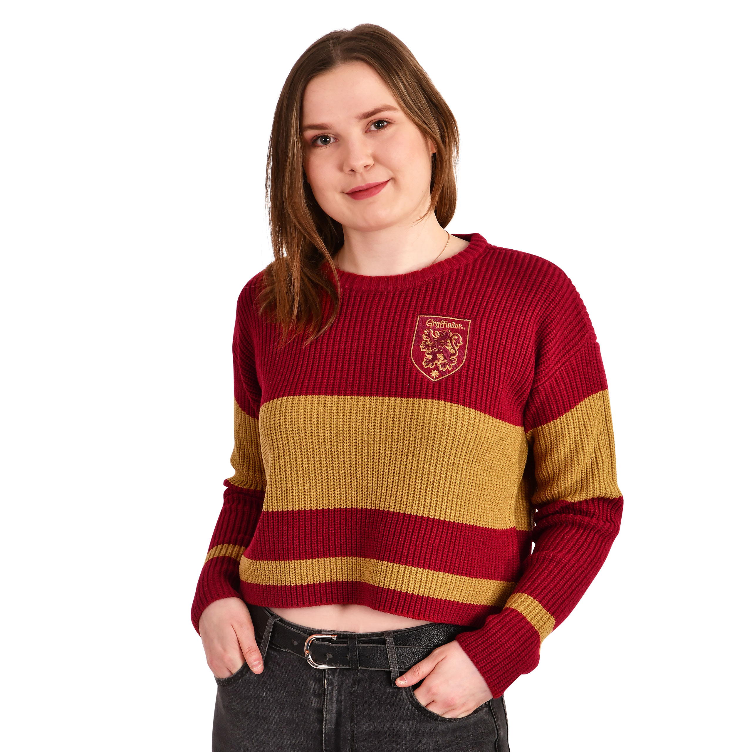 Harry Potter - Gryffindor Crop Sweater Dames