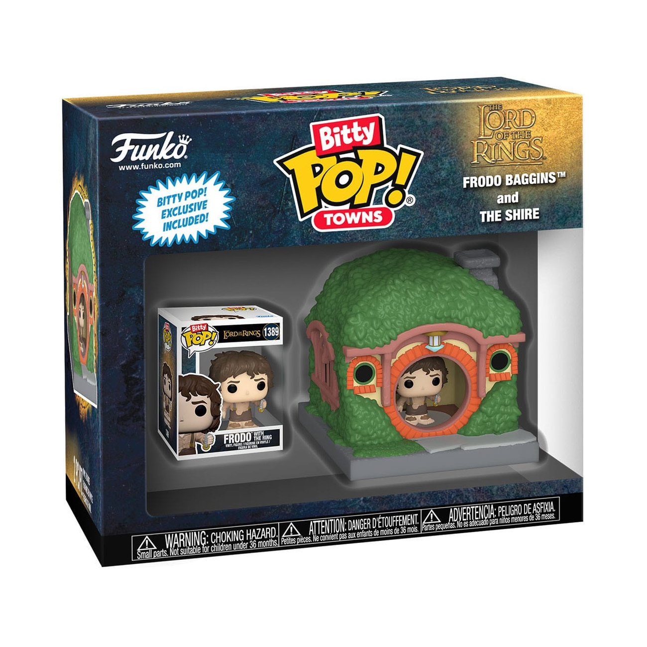 Herr der Ringe Bitty POP! Town Vinyl Figur Frodo at Shire
