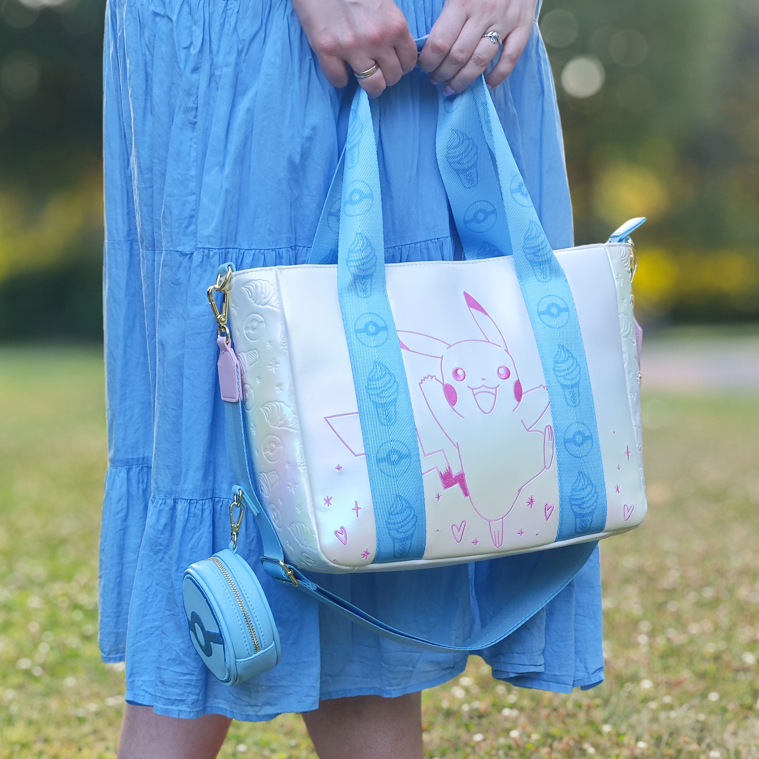 Pokemon - Sac bandoulière Pikachu avec portefeuille