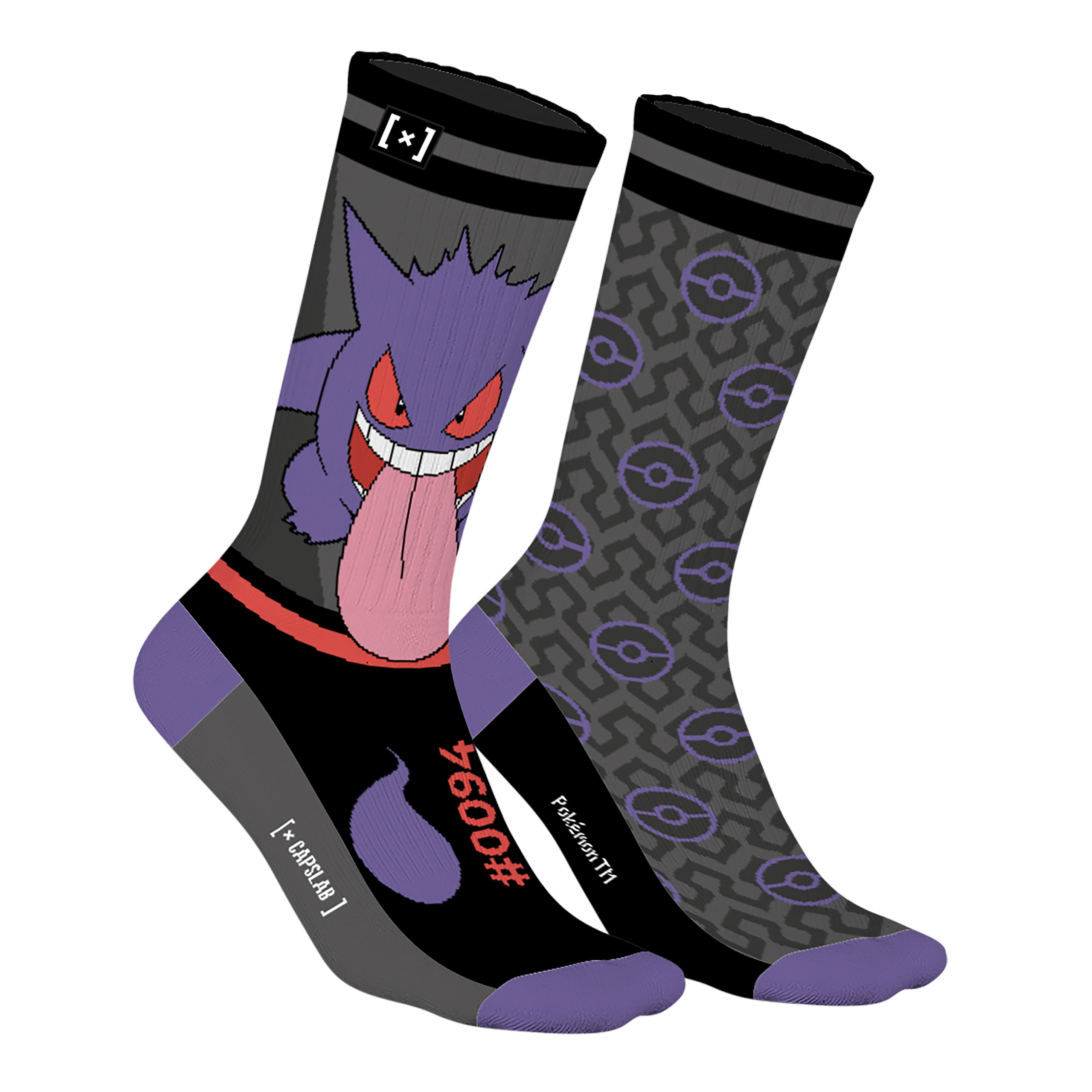 Pokemon - Gengar Capslab Socks