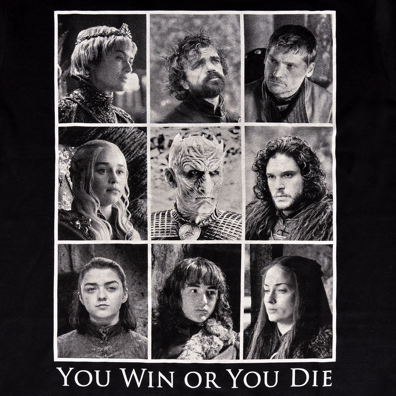 Game of Thrones - Vous gagnez ou vous mourez T-Shirt noir