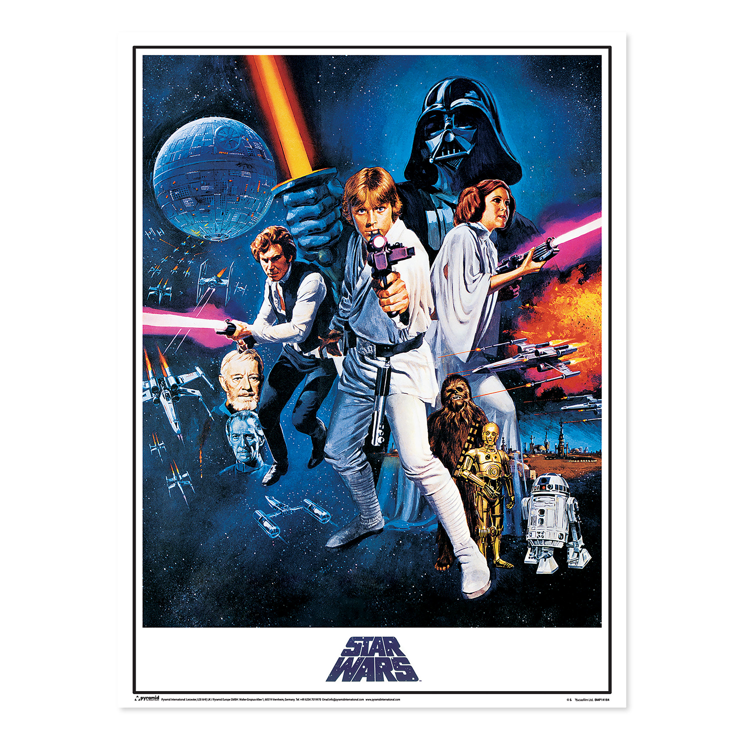 Star Wars - A New Hope Metalen Poster